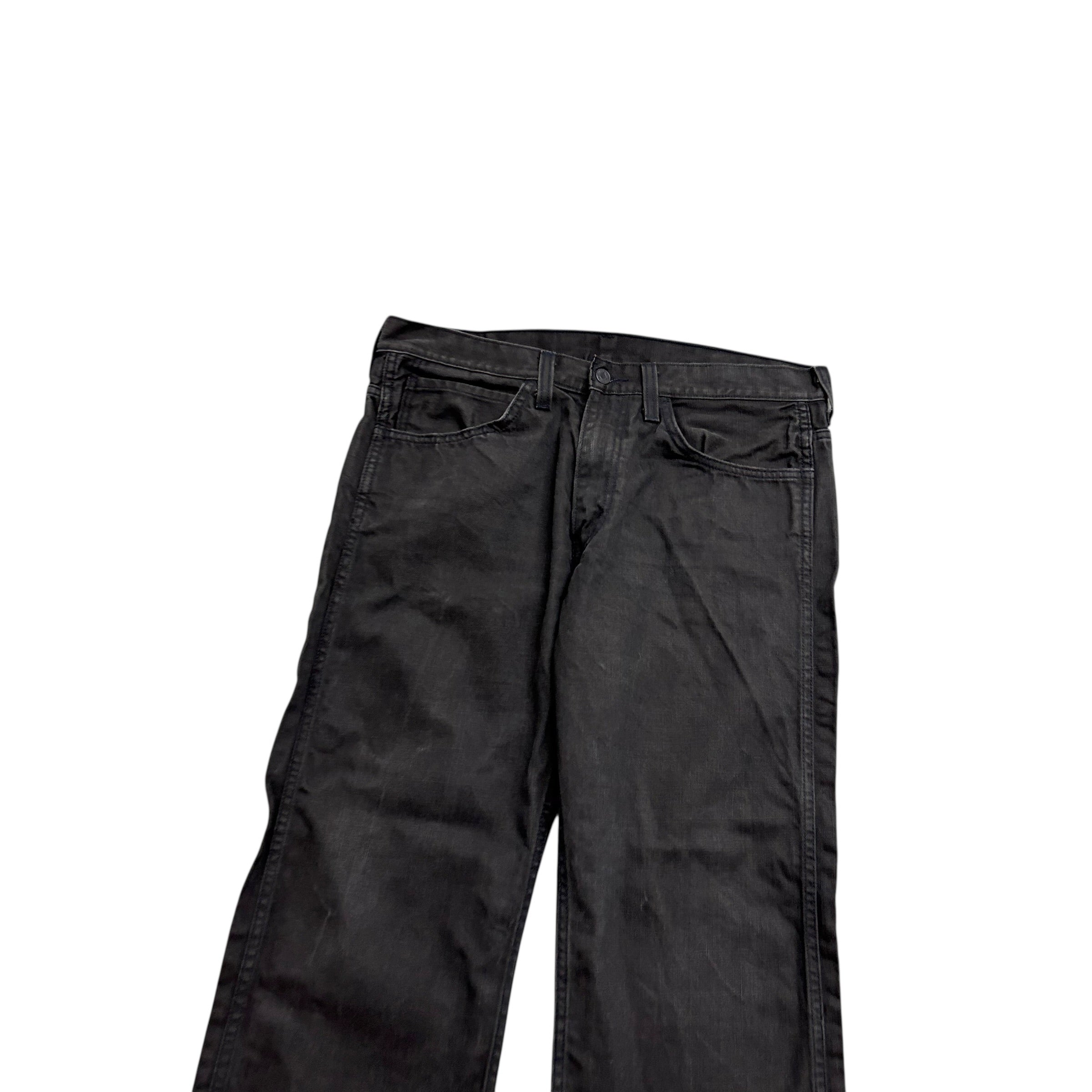 Levis 569 Jeans W34 L32 Mens Brown Baggy Relaxed Straight Fit Denim (E)