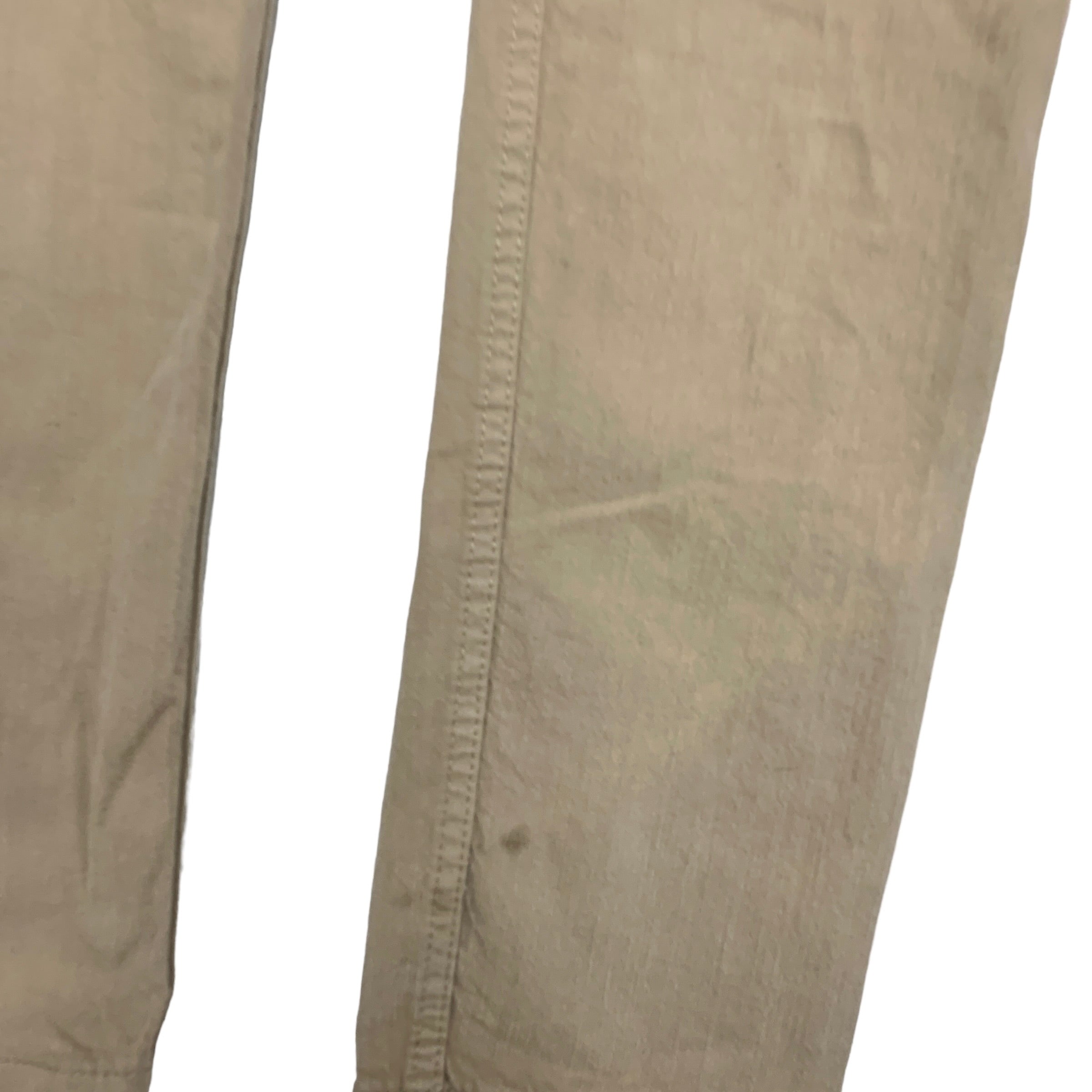 Levis 510 Trousers W33 L30 Mens Beige Tan Skinny Fit Stretch Cotton Pants