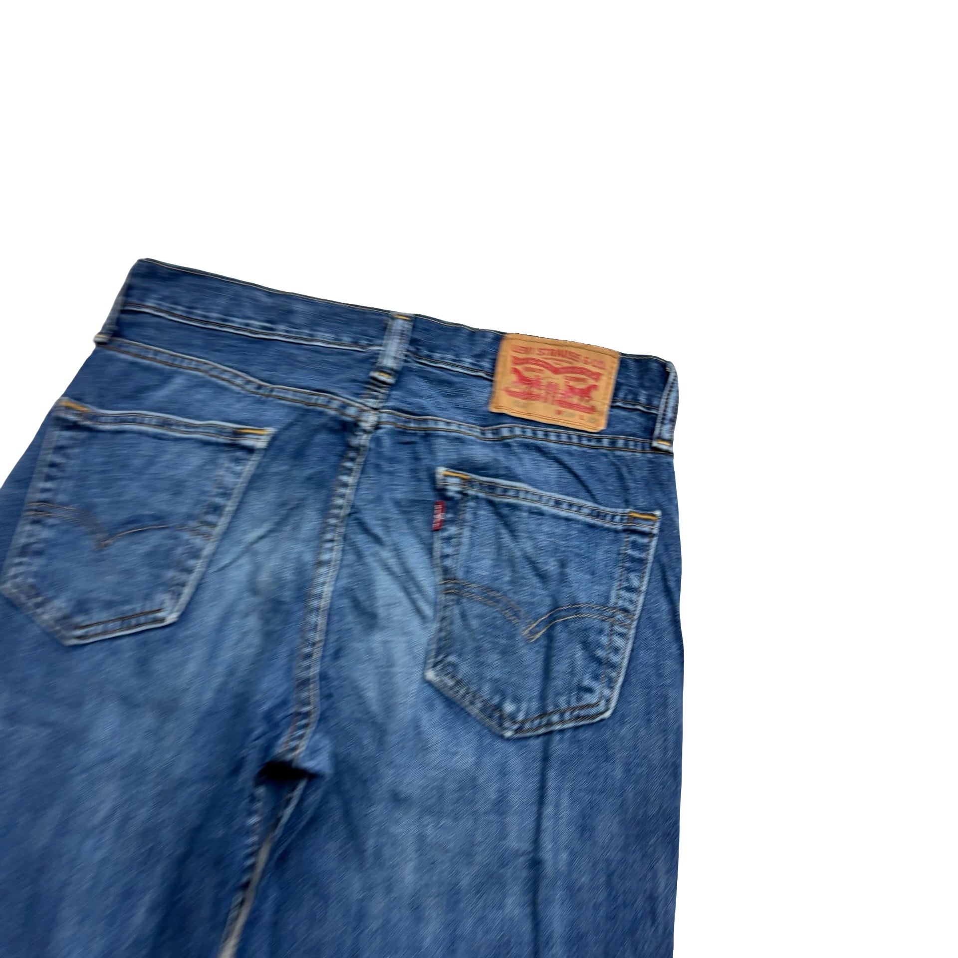 Levis 514 Jeans W29 L32 Mens Mid Blue Regular Straight Fit Denim
