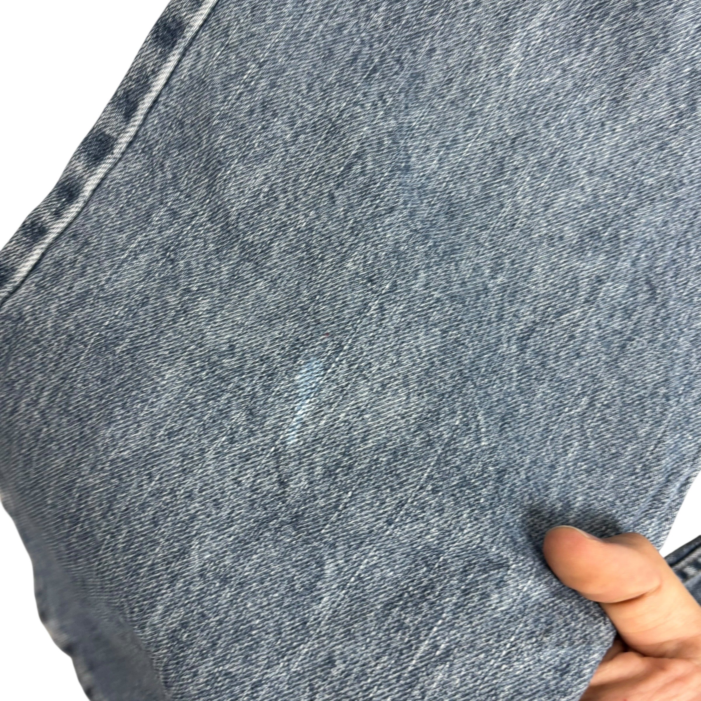 Wrangler Jeans W40 L30 Mens Light Blue Regular Straight Fit Denim