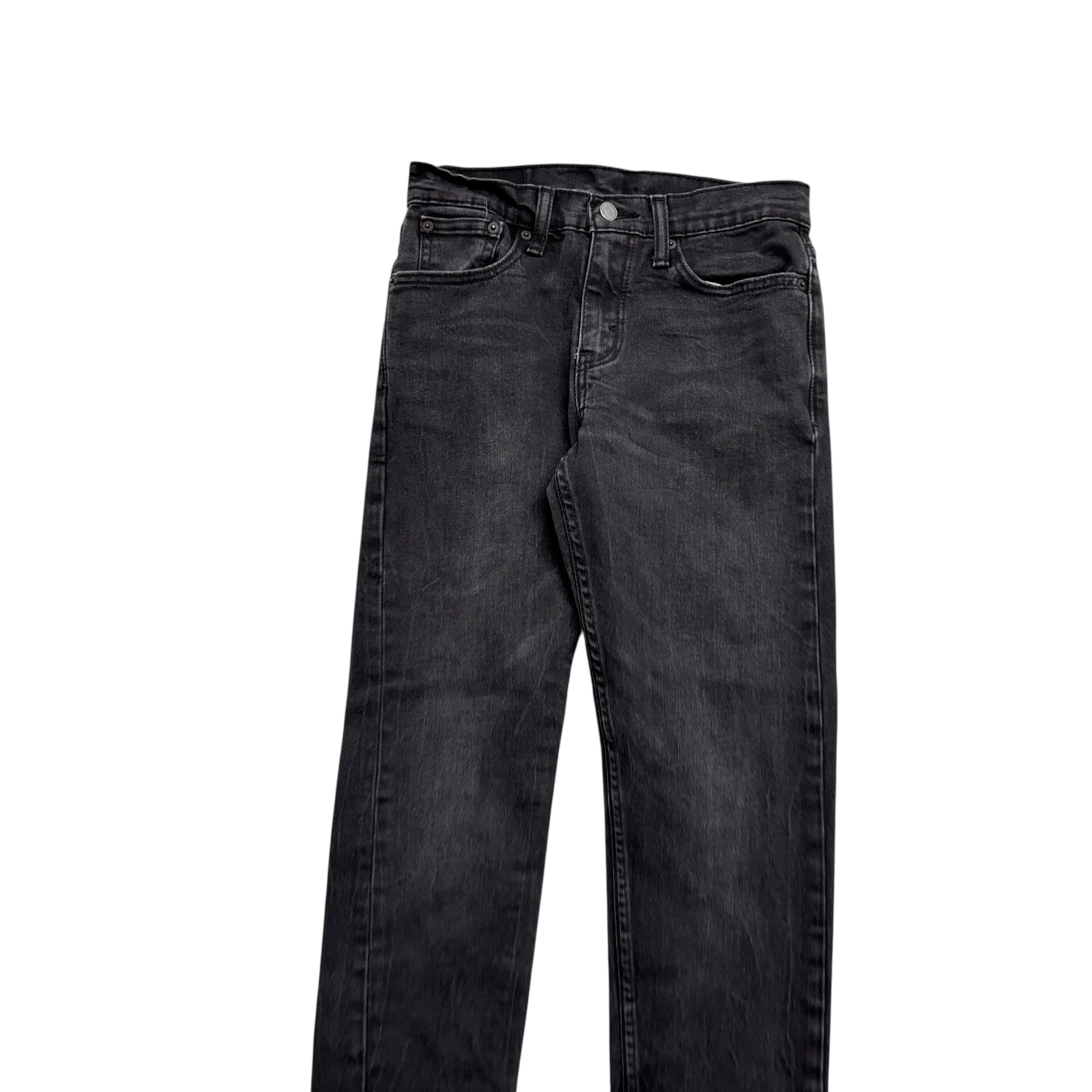 Levis 512 Jeans W28 L31 Mens Black Slim Tapered Fit Stretch Denim (E)