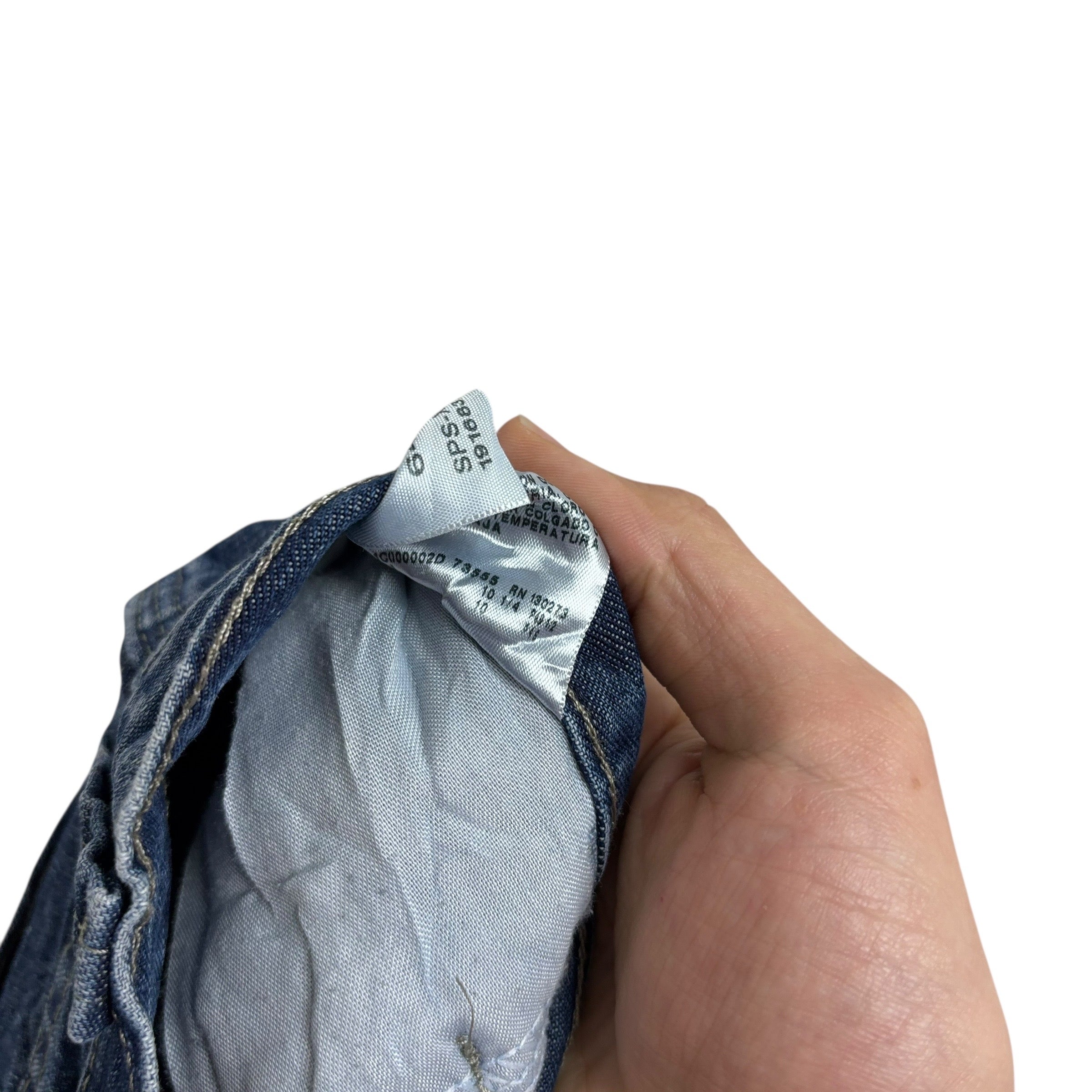 Wrangler Baggy Jorts W36 Mens Mid Blue Carpenter Denim Shorts Relaxed Fit (E)