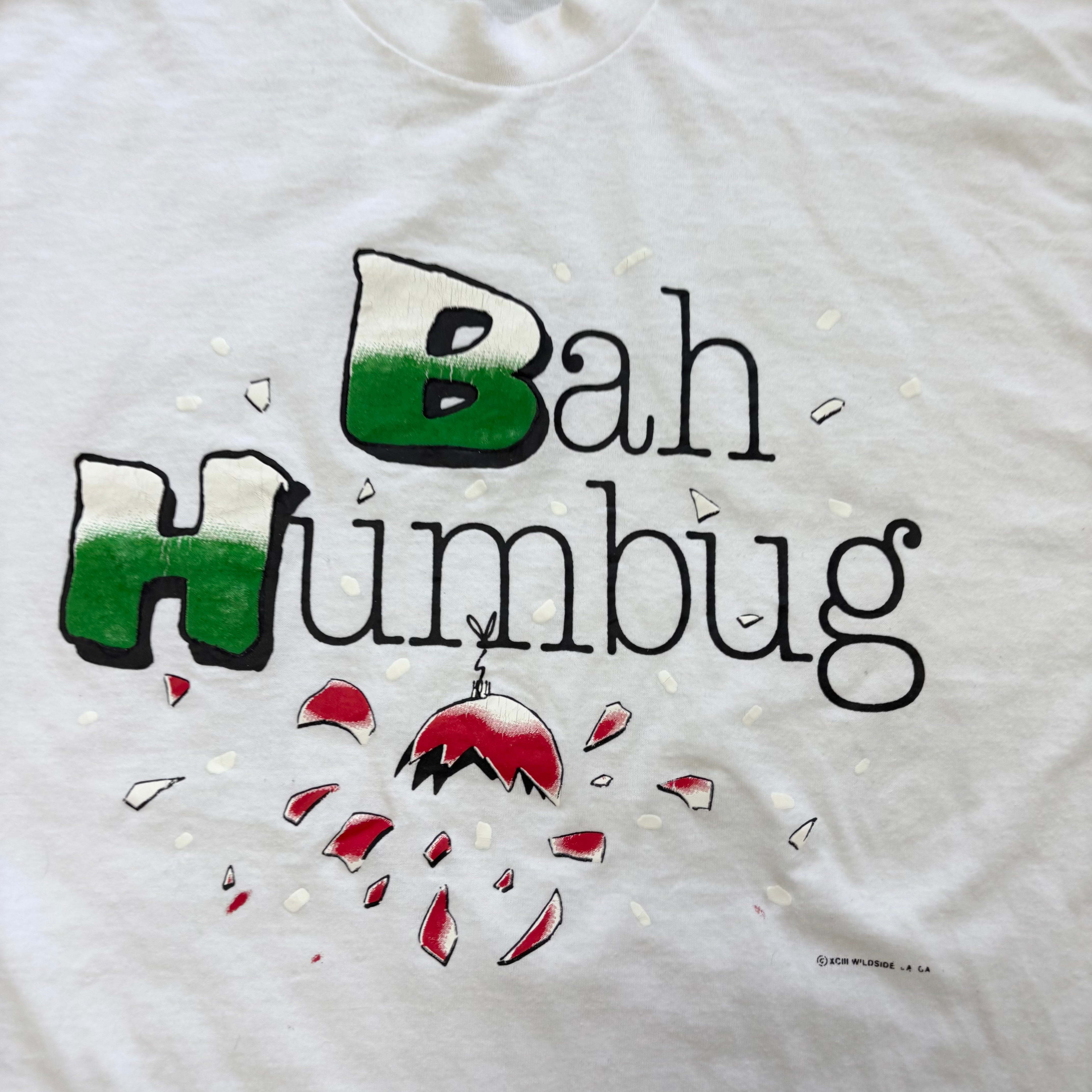 Vintage T Shirt Mens XXL White Single Stitch Graphic Print 90s(E)