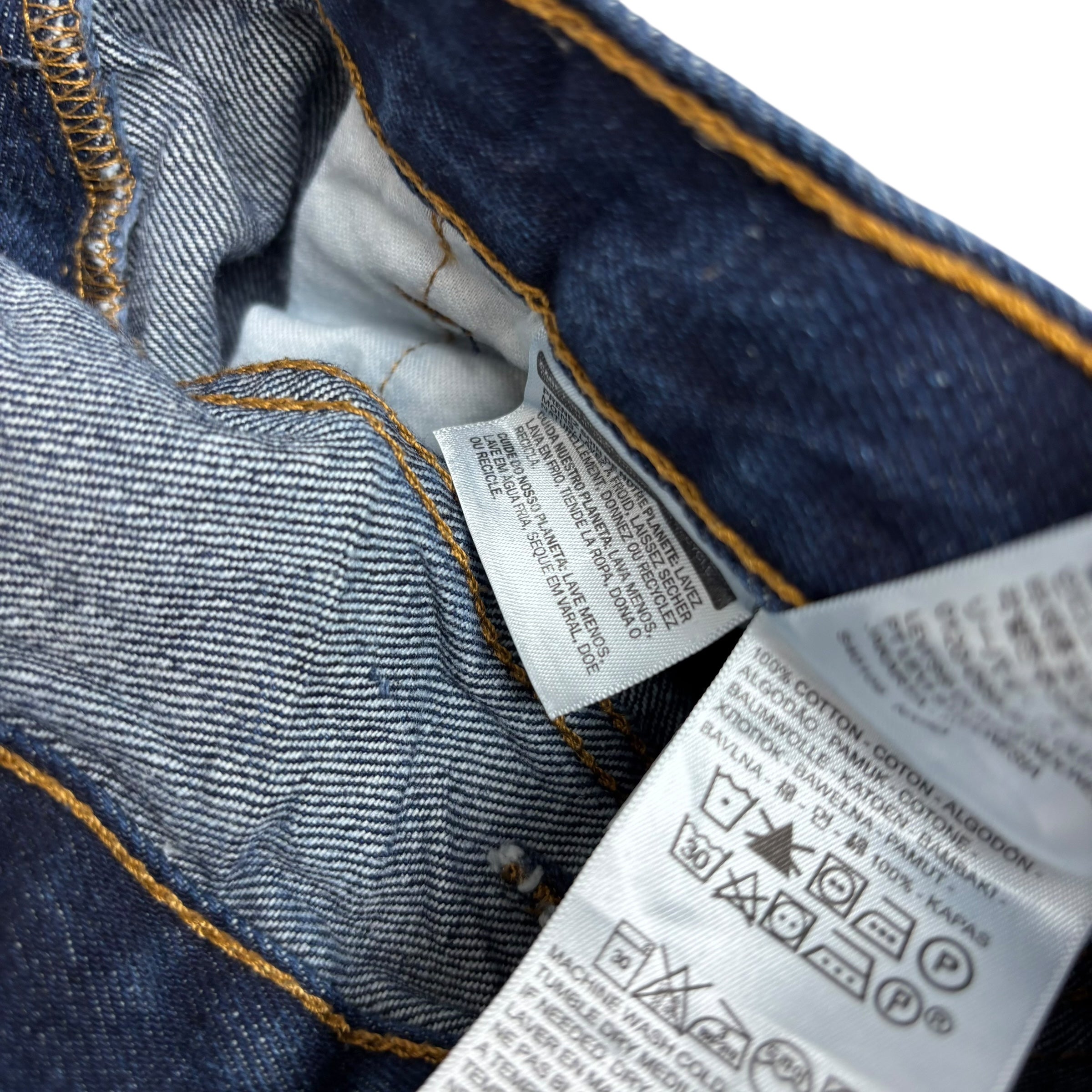 Levis 517 Jeans W30 L32 Mens Dark Blue Regular Bootcut Fit Denim (E)