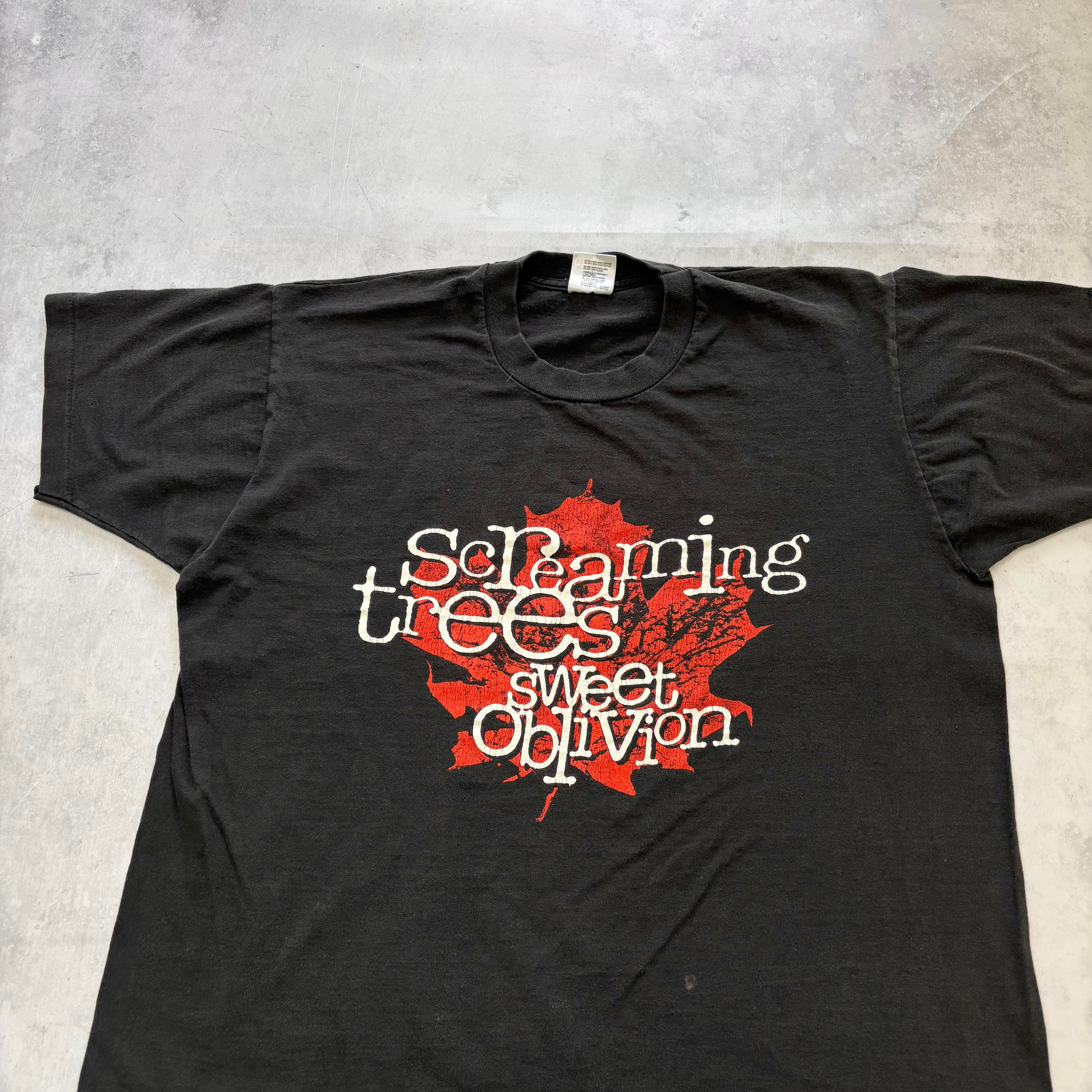 Vintage Screaming Trees T Shirt Mens XL Black Sweet Oblivion Canadian Tour
