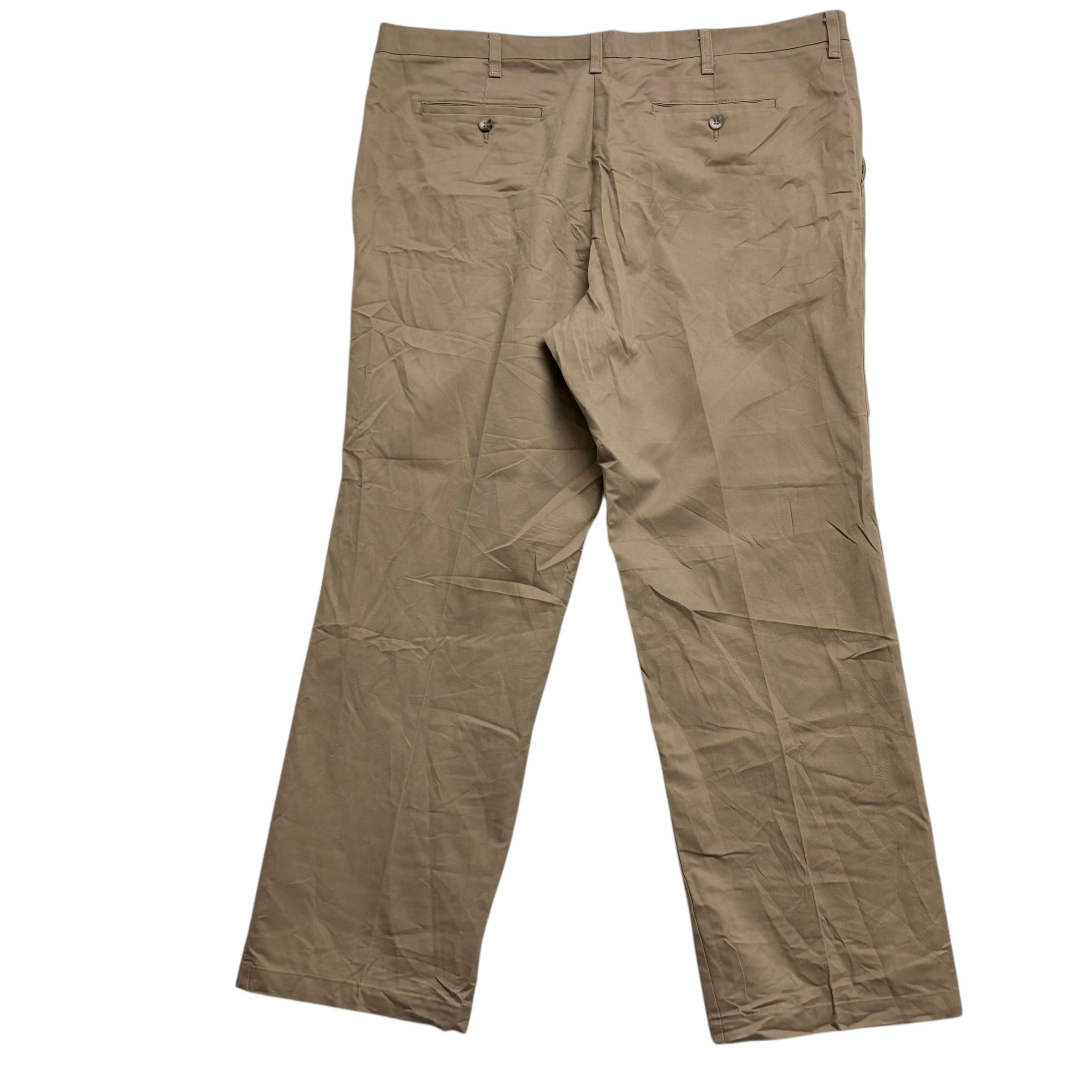 Lee Trousers W40 L32 Mens Brown Relaxed Straight Fit Total Freedom Pants (E)