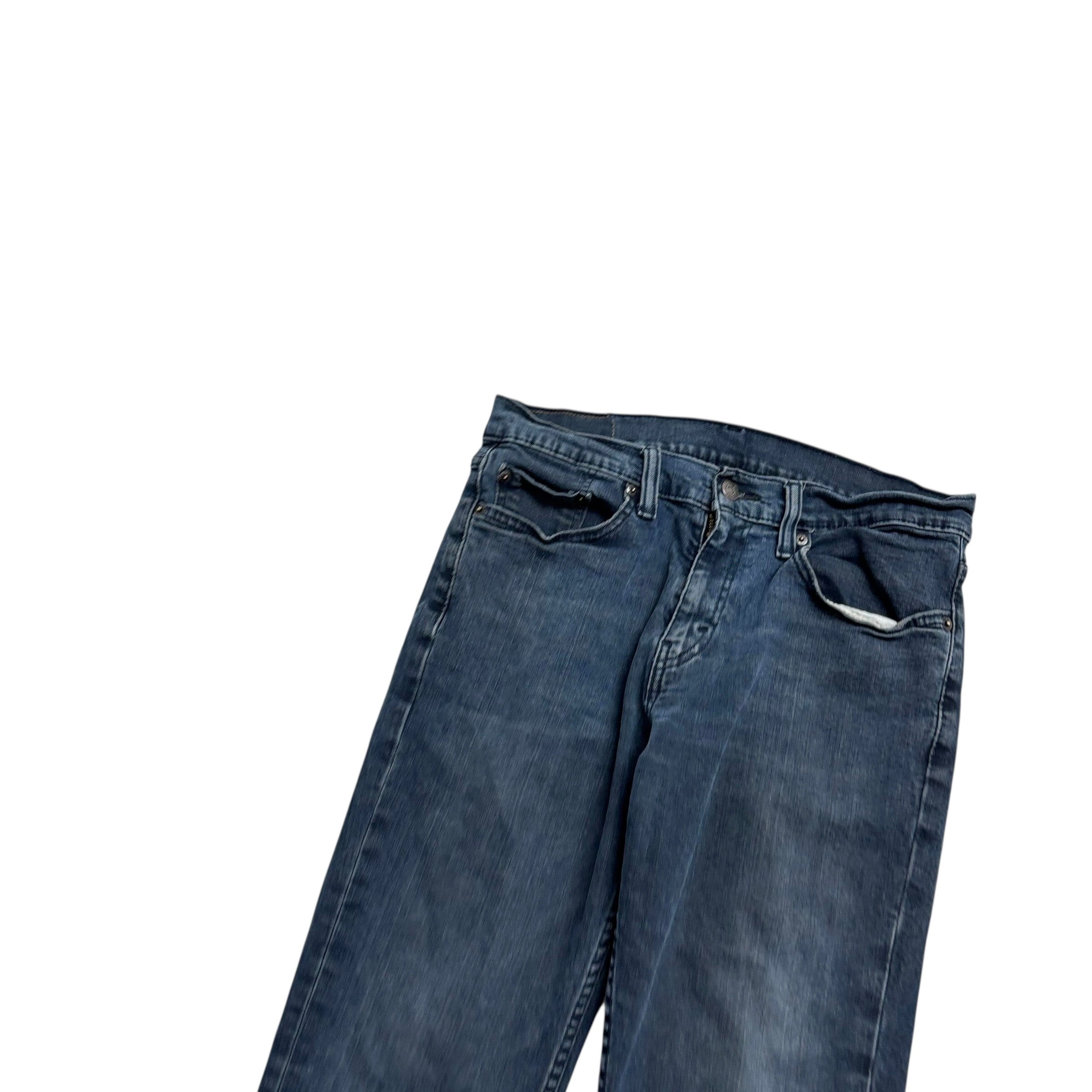 Levis 511 Jeans W30 L30 Mens Navy Blue Slim Fit Stretch Denim (F)