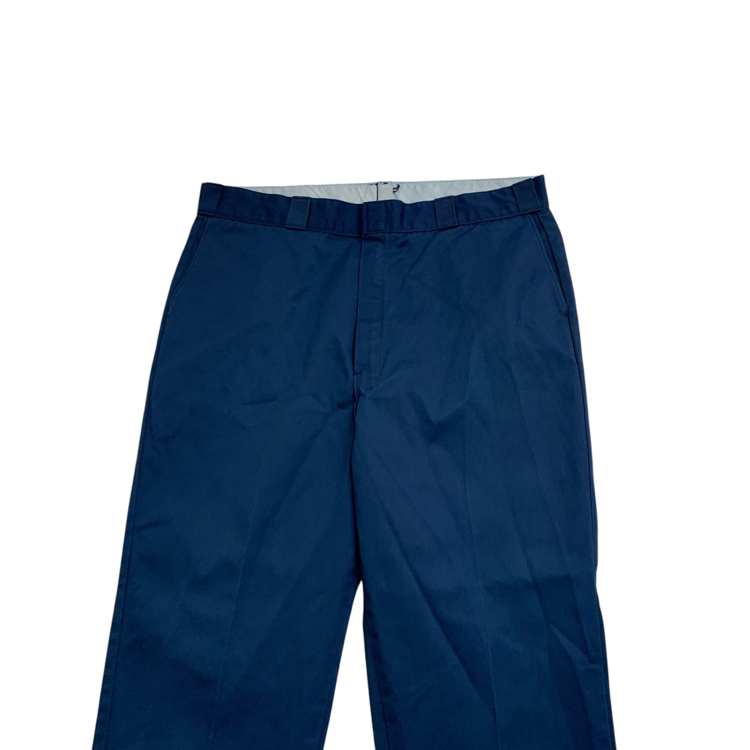 Dickies Trousers W40 L31 Mens Blue Pants Relaxed Straight Fit Workwear