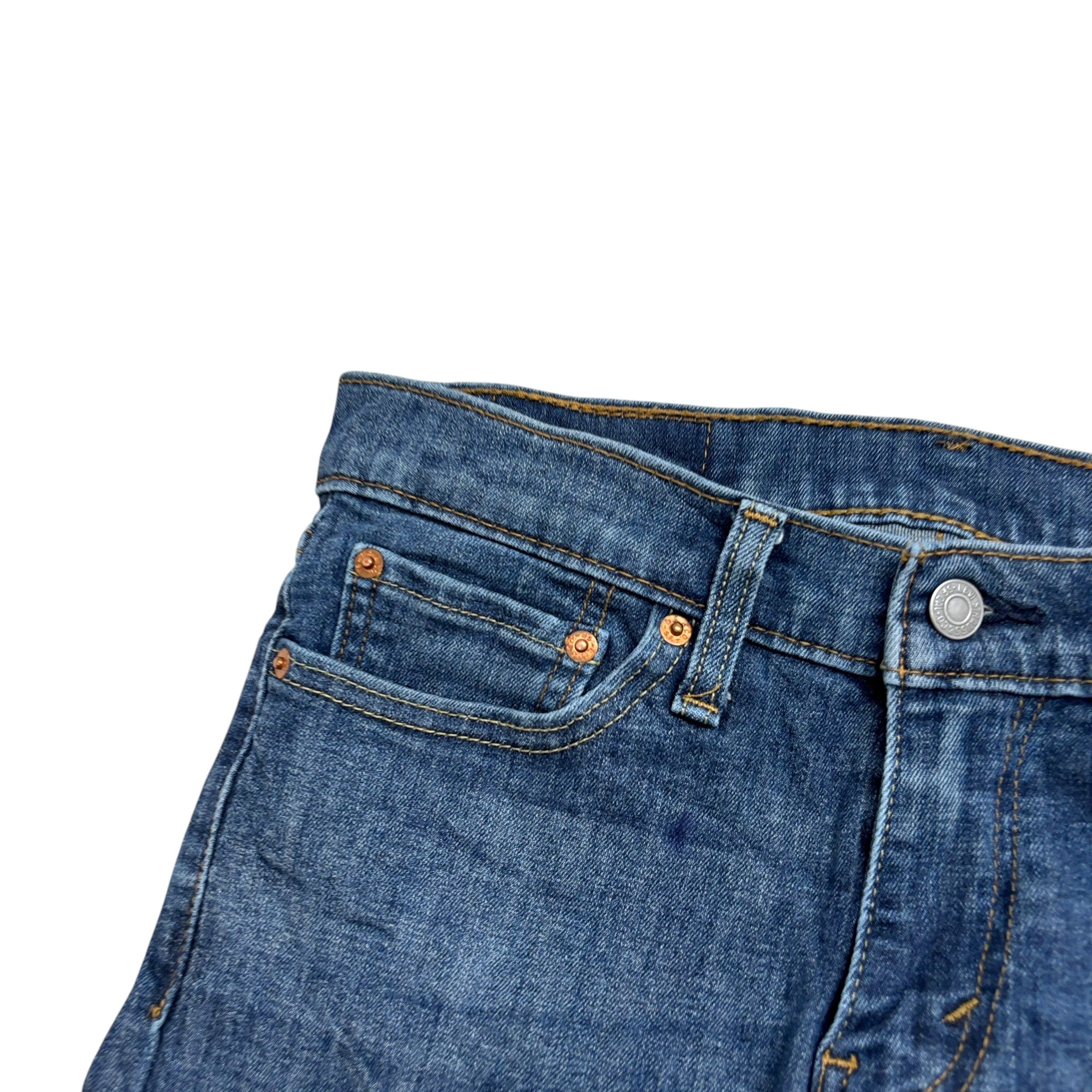 Levis 511 Jeans W28 L30 Mens Mid Blue Slim Fit Stretch Denim