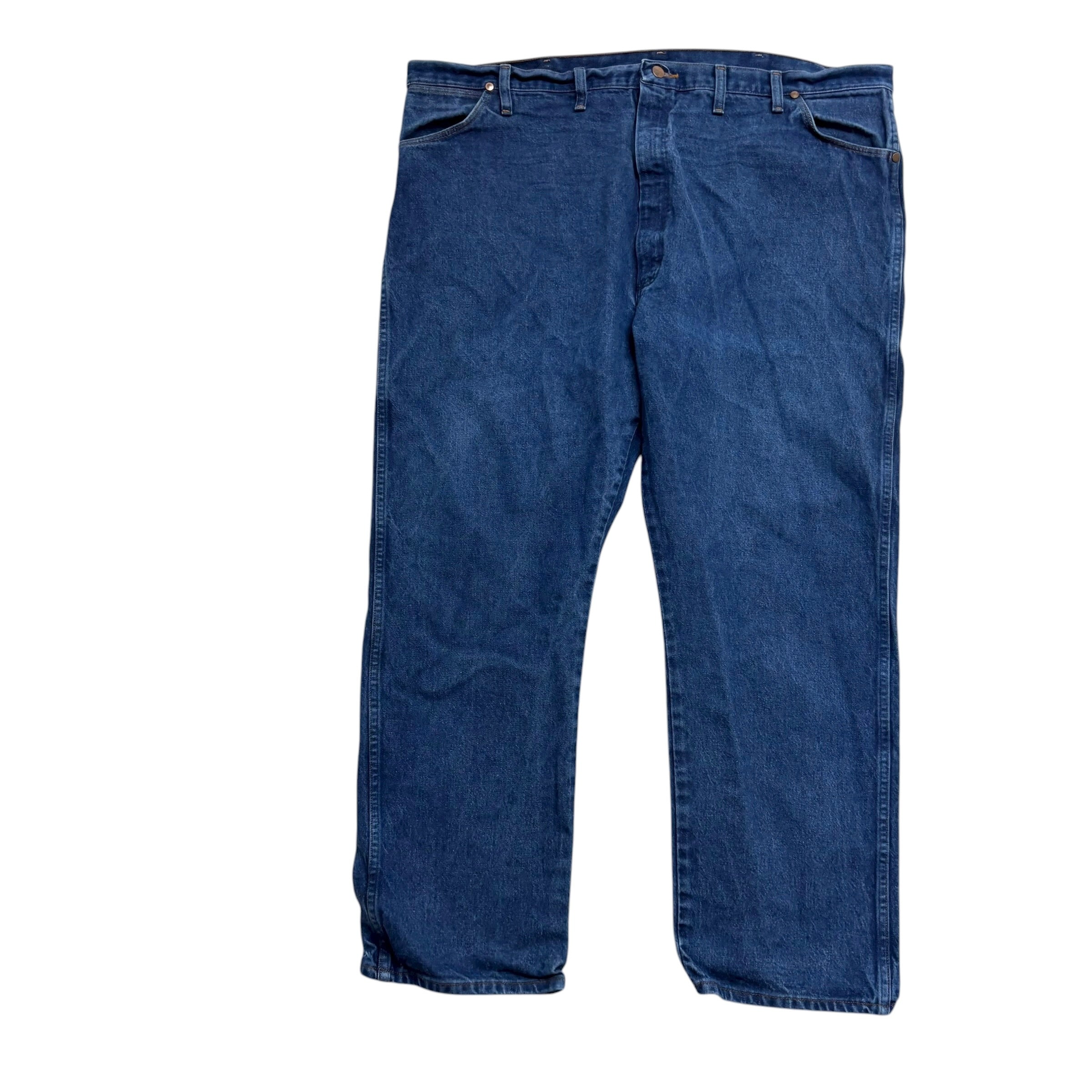 Wrangler Jeans Cowboy Cut W48 L30 Mens Dark Blue 13MWZ Original Fit Denim