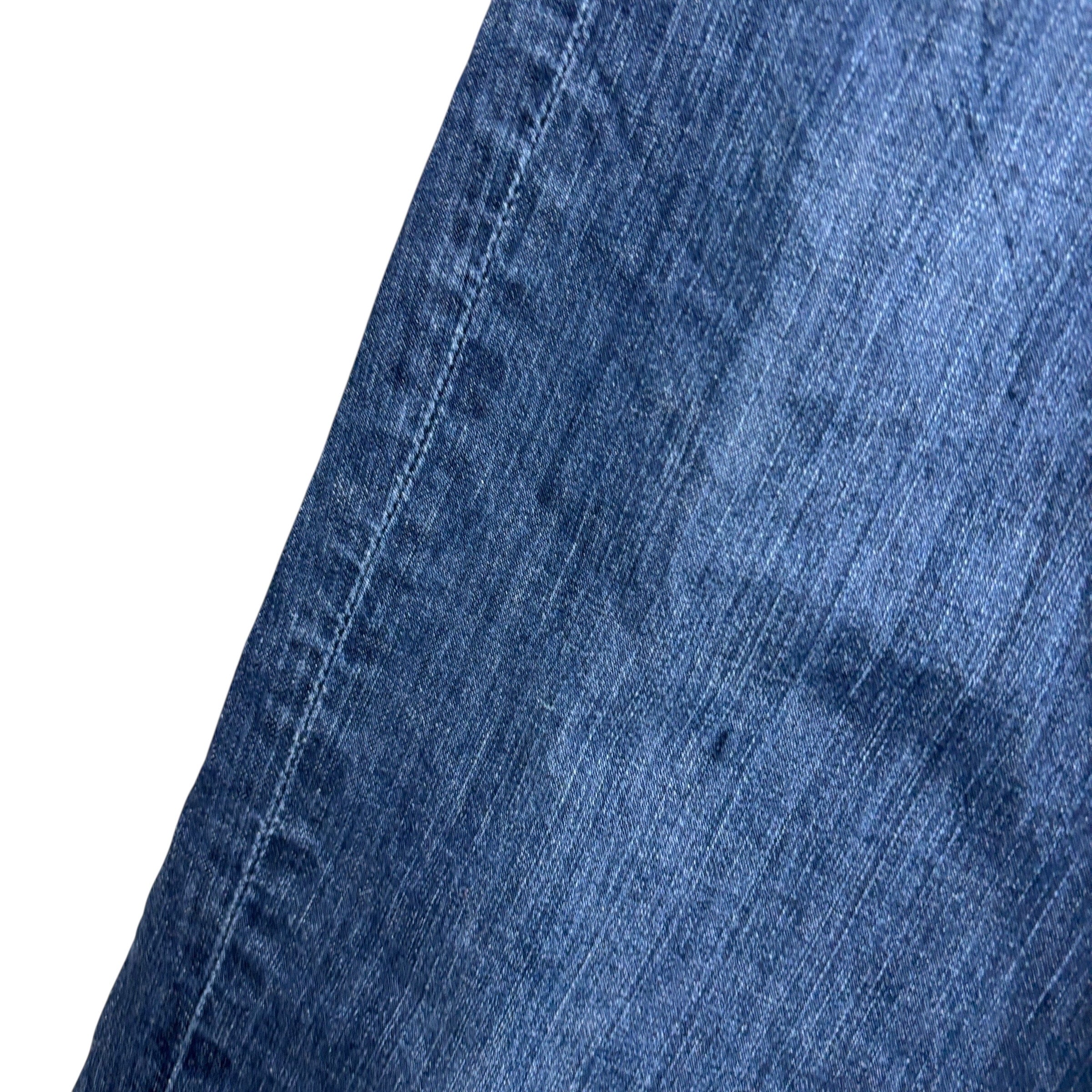 Levis 514 Jeans W32 L34 Mens Dark Blue Regular Straight Fit Denim