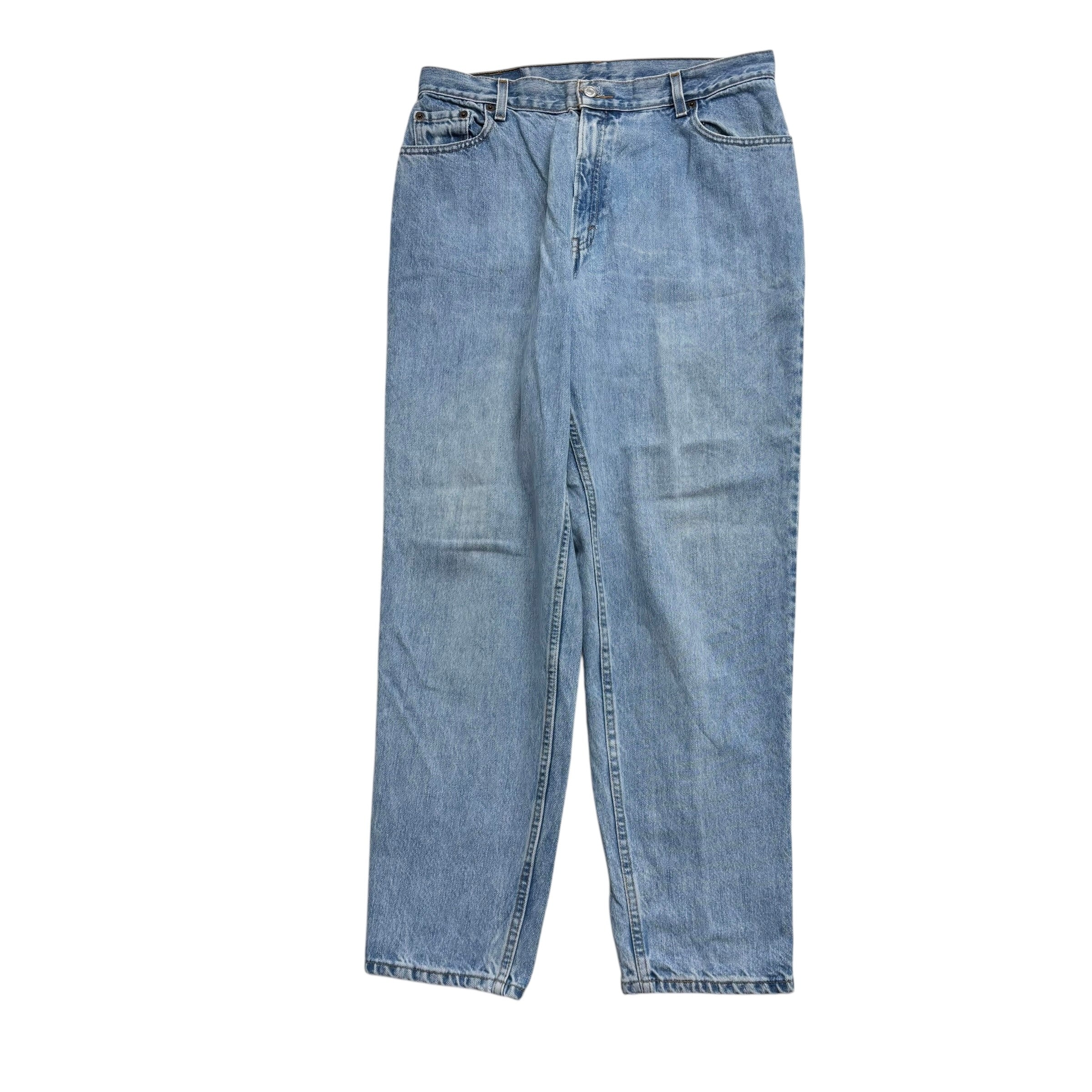 Levis 550 Jeans W33 L31 Womens Light Blue Relaxed Tapered Fit Vintage