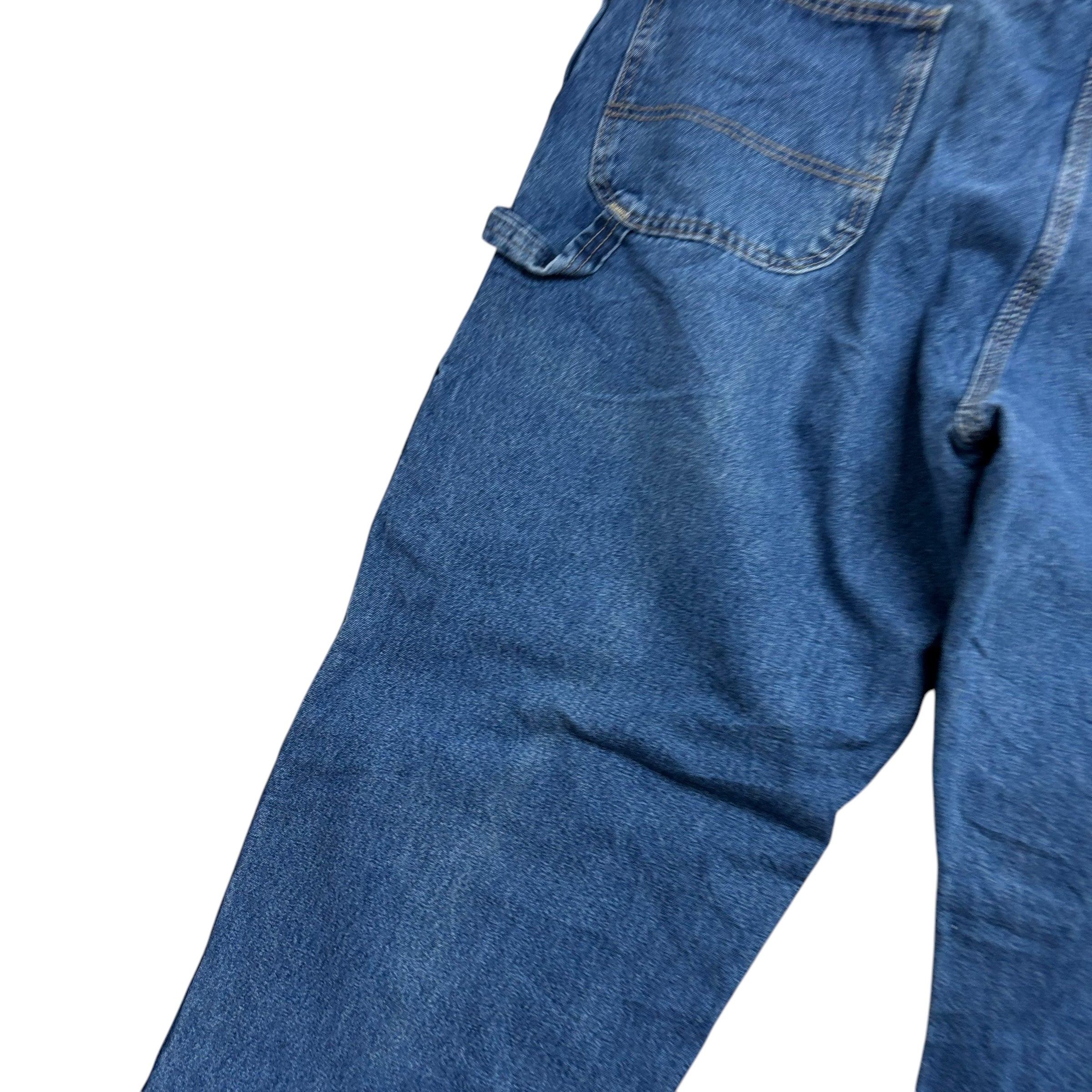 Dickies Carpenter Jeans W40 L34 Mens Mid Blue Relaxed Straight Fit Pants