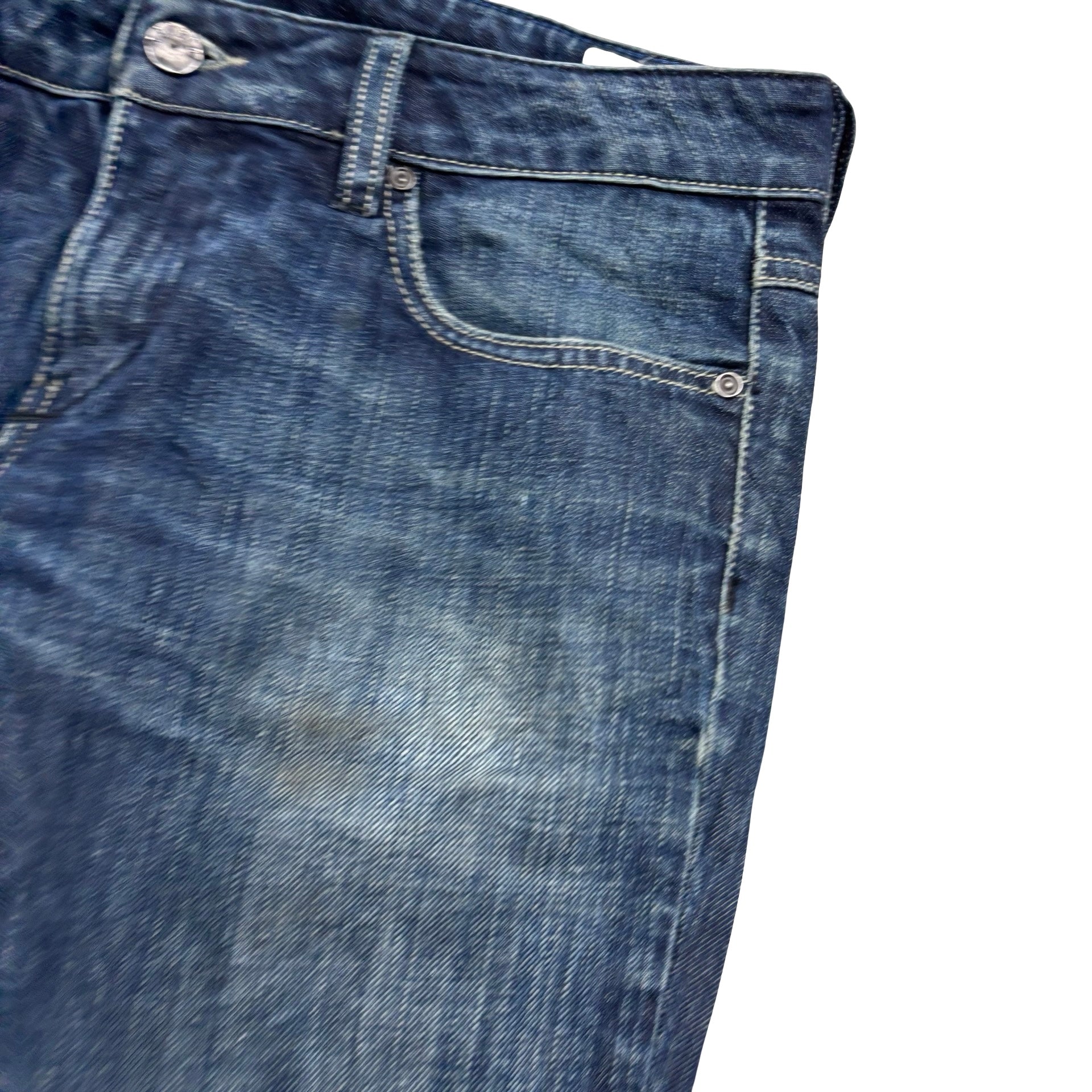 Diesel Ronhary Jeans W31 L34 Womens Dark Blue Slim Bootcut Fit Stretch Denim (F)