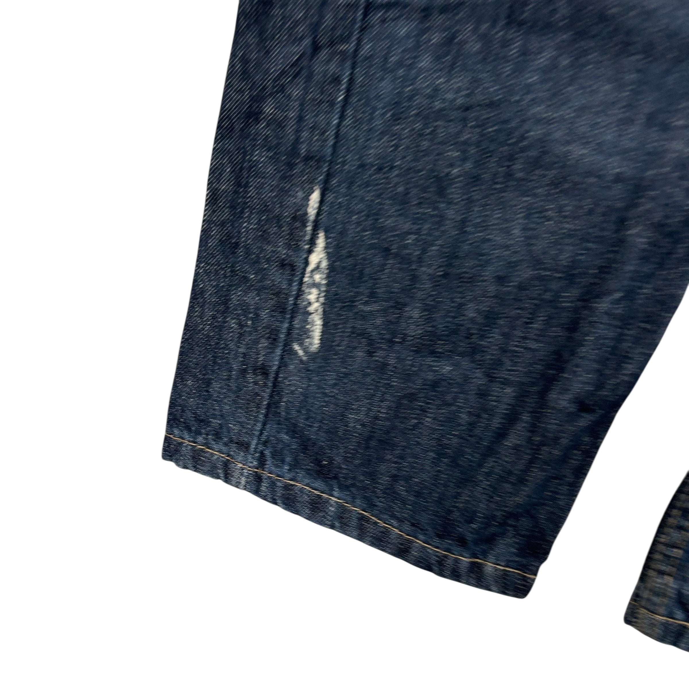 Levis 514 Jeans W32 L29 Mens Dark Blue Regular Straight Fit Denim (F)