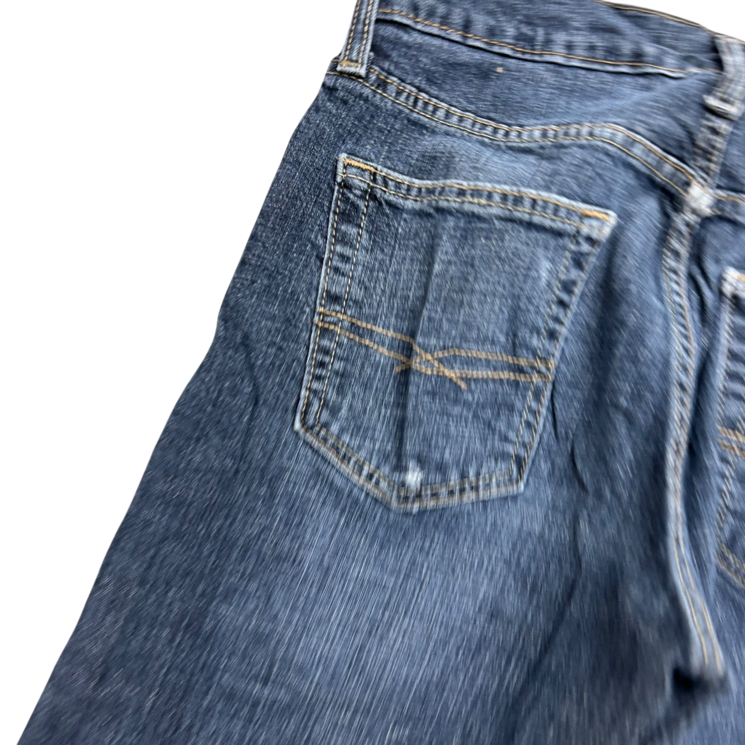Levis Signature Jeans W29 L30 Mens Dark Blue Regular Straight Fit Stretch
