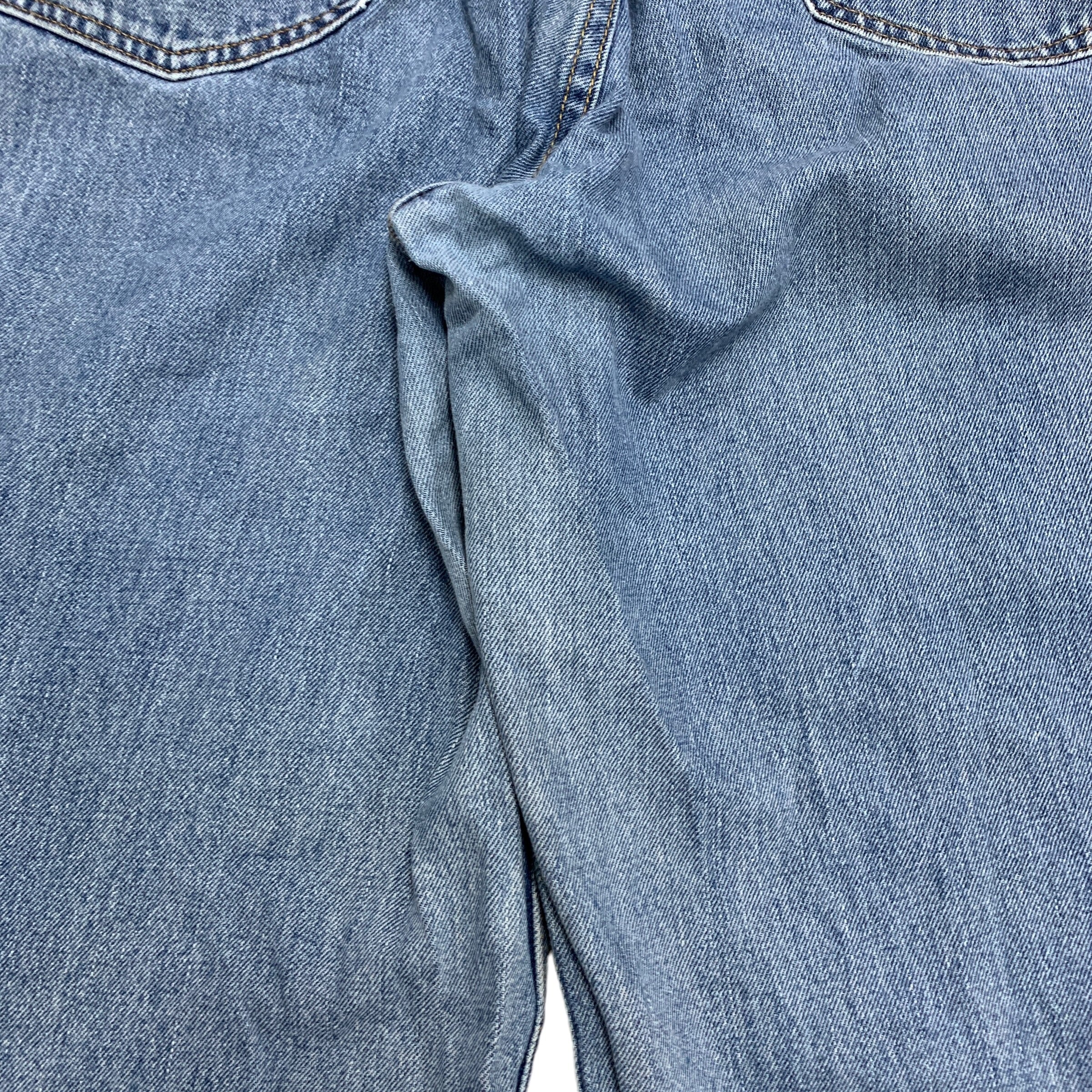 Levis 560 Jeans W40 L36 Mens Mid Blue Baggy Comfort Fit Vintage Y2K Denim