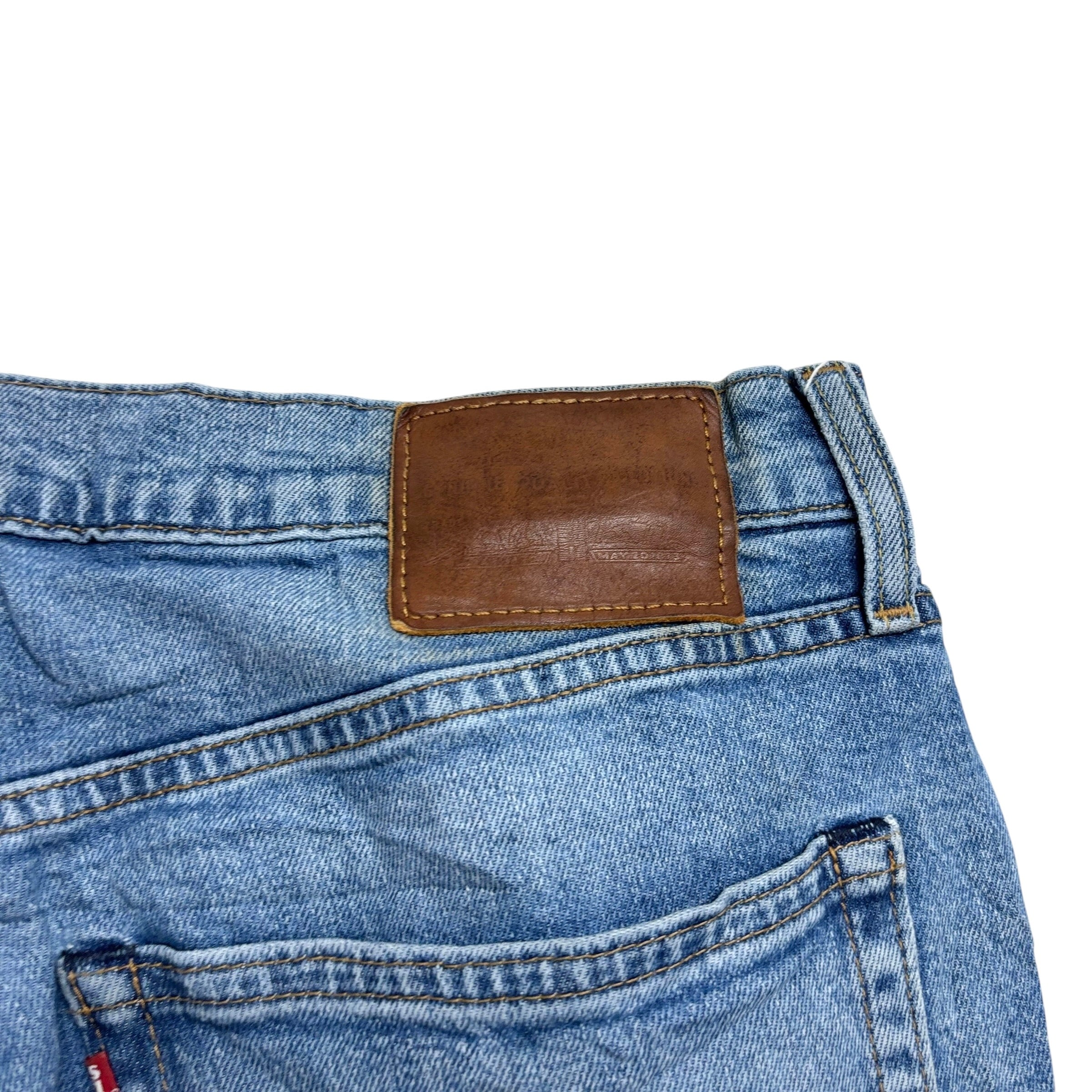 Levis 541 Jeans W36 L34 Mens Light Blue Athletic Tapered Fit Stretch Denim