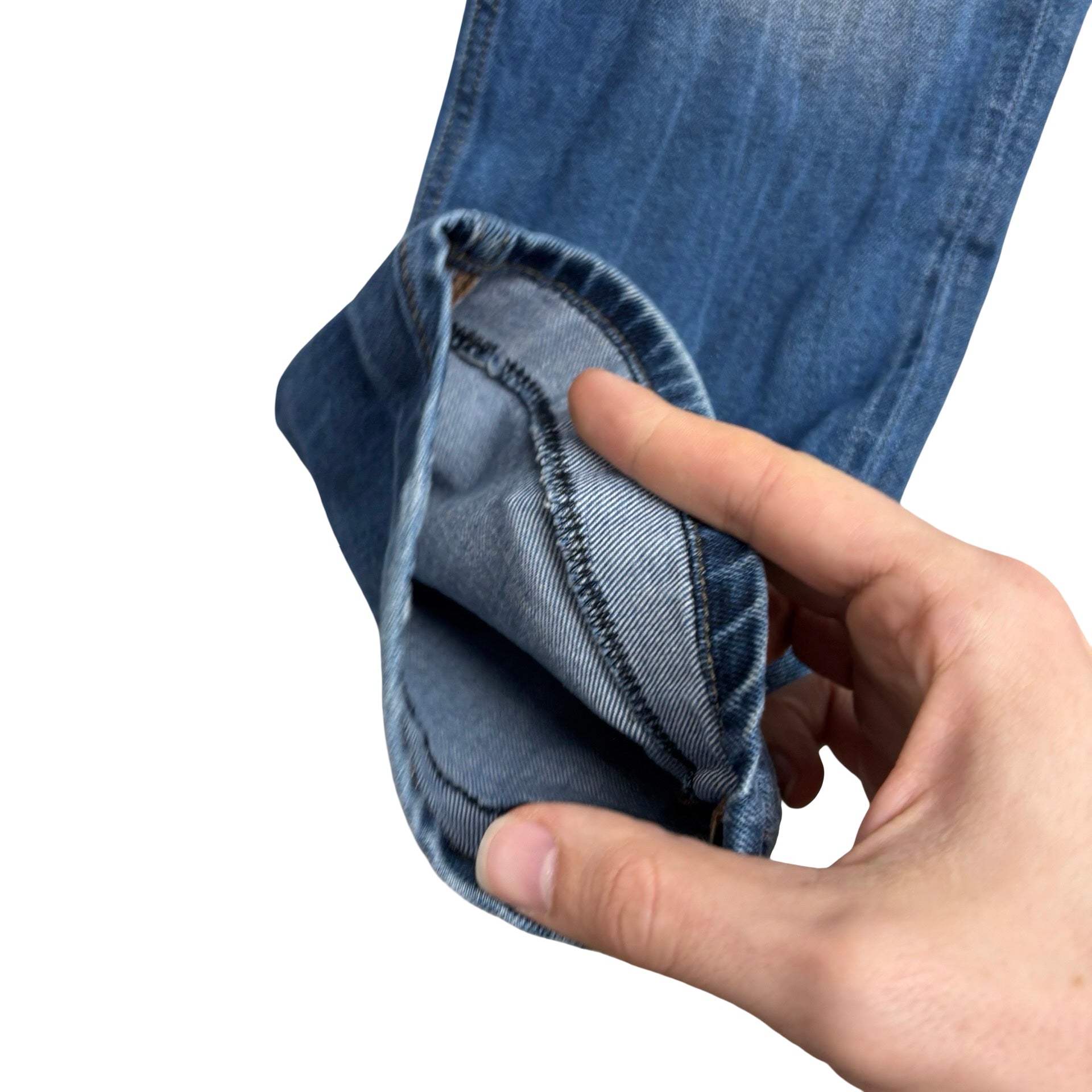 Diesel Safado Jeans W31 L30 Mens Mid Blue Slim Straight Fit Stretch Denim (F)