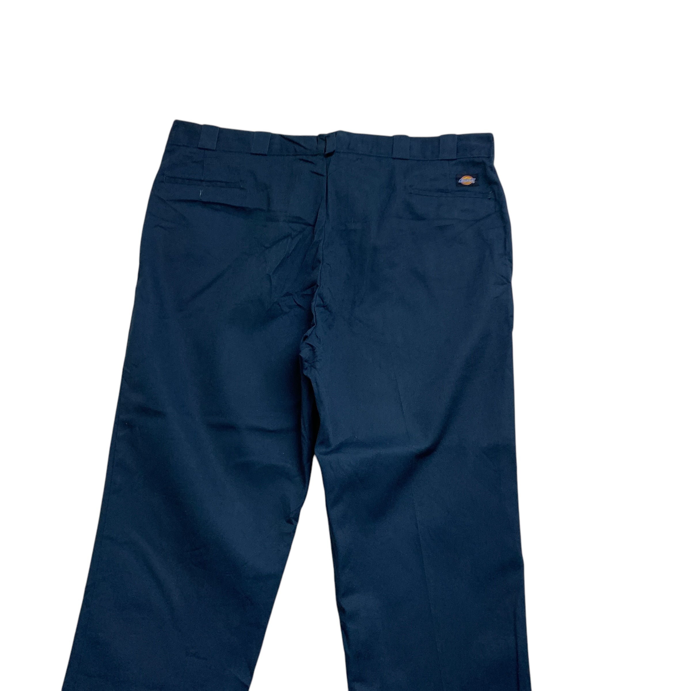 Dickies 874 Trousers W46 L30 Mens Blue Pants Original Fit USA Made Workwear