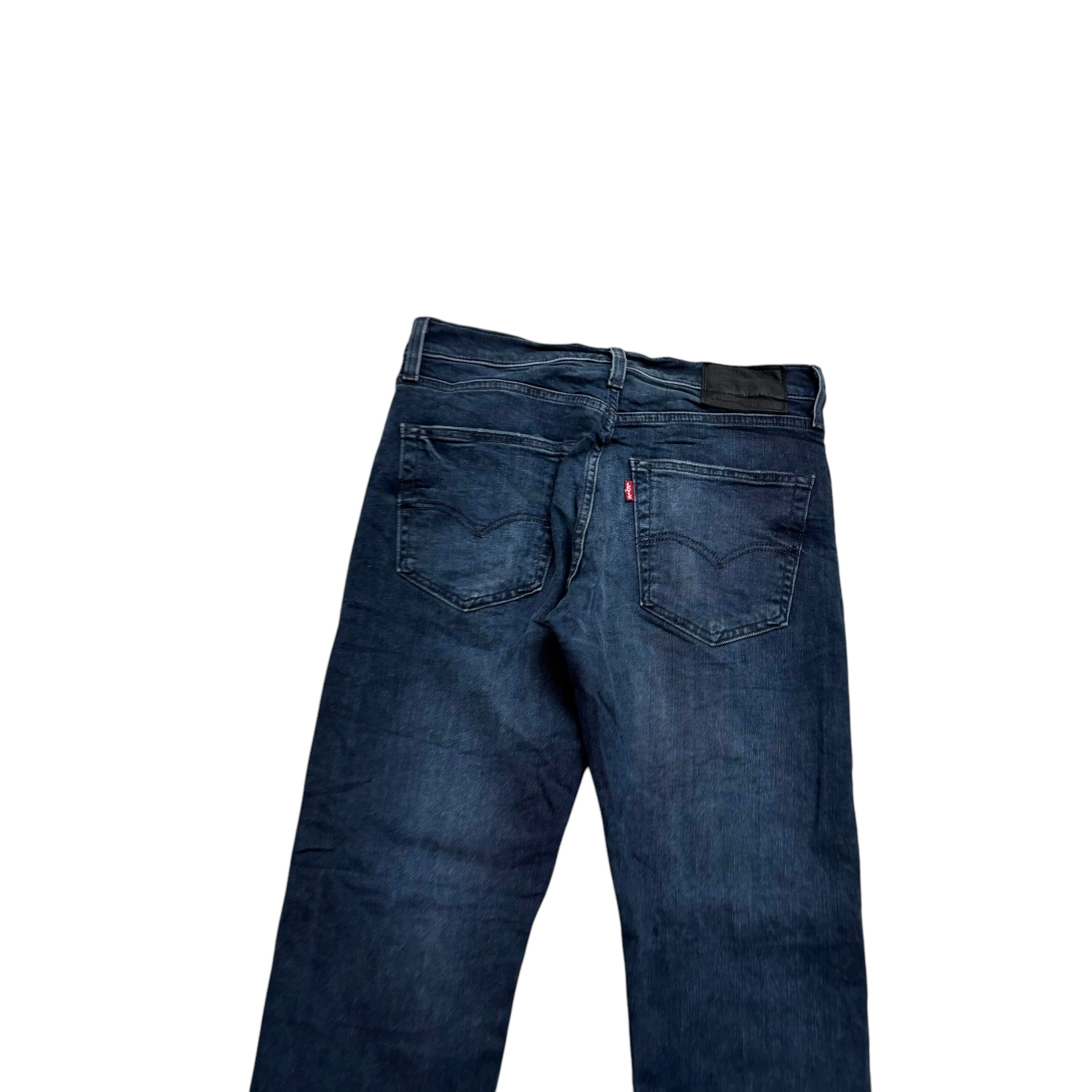 Levis 512 Jeans W30 L32 Mens Navy Blue Slim Taper Fit Stretch Premium Denim (E)