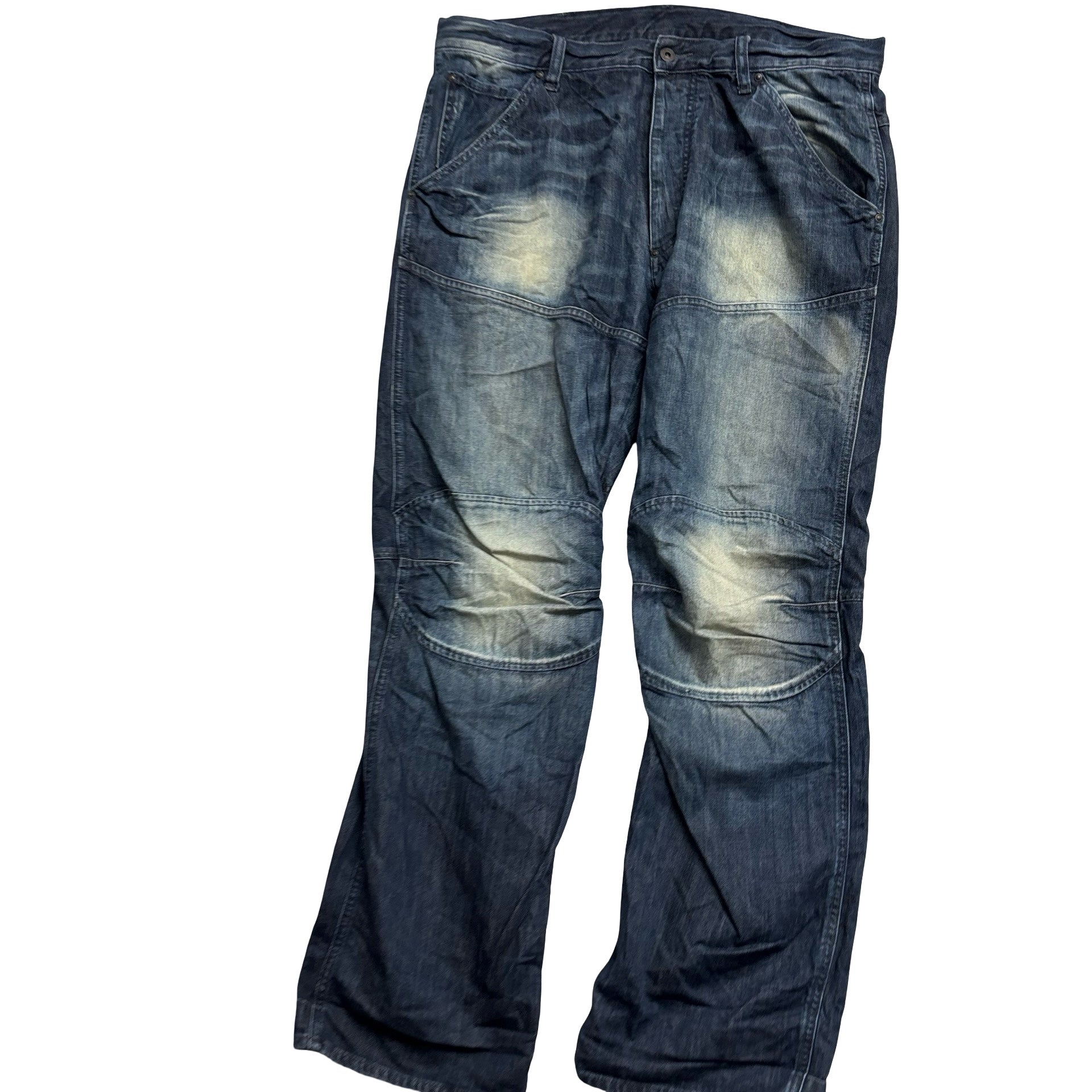 G Star 3D Loose Jeans W38 L32 Mens Dark Blue Baggy Fit Denim