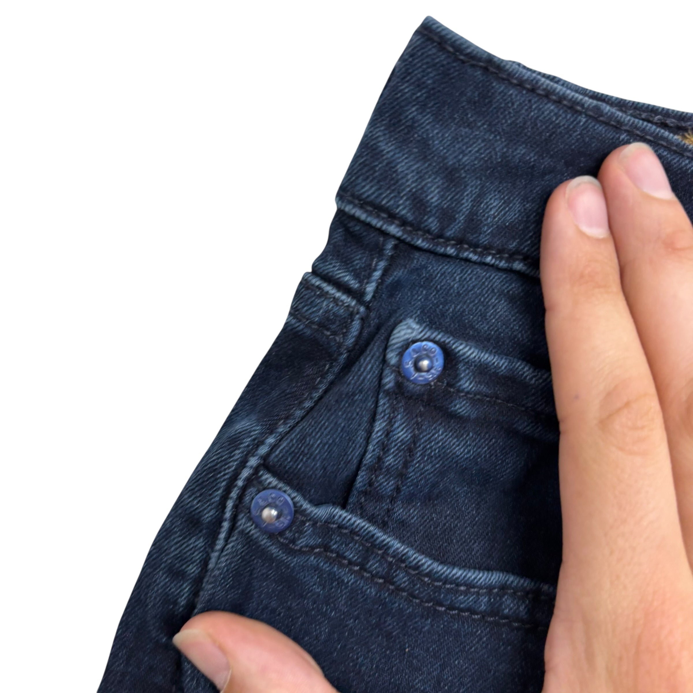 Levis 541 Jeans W31 L32 Mens Navy Blue Athletic Tapered Fit Stretch Denim