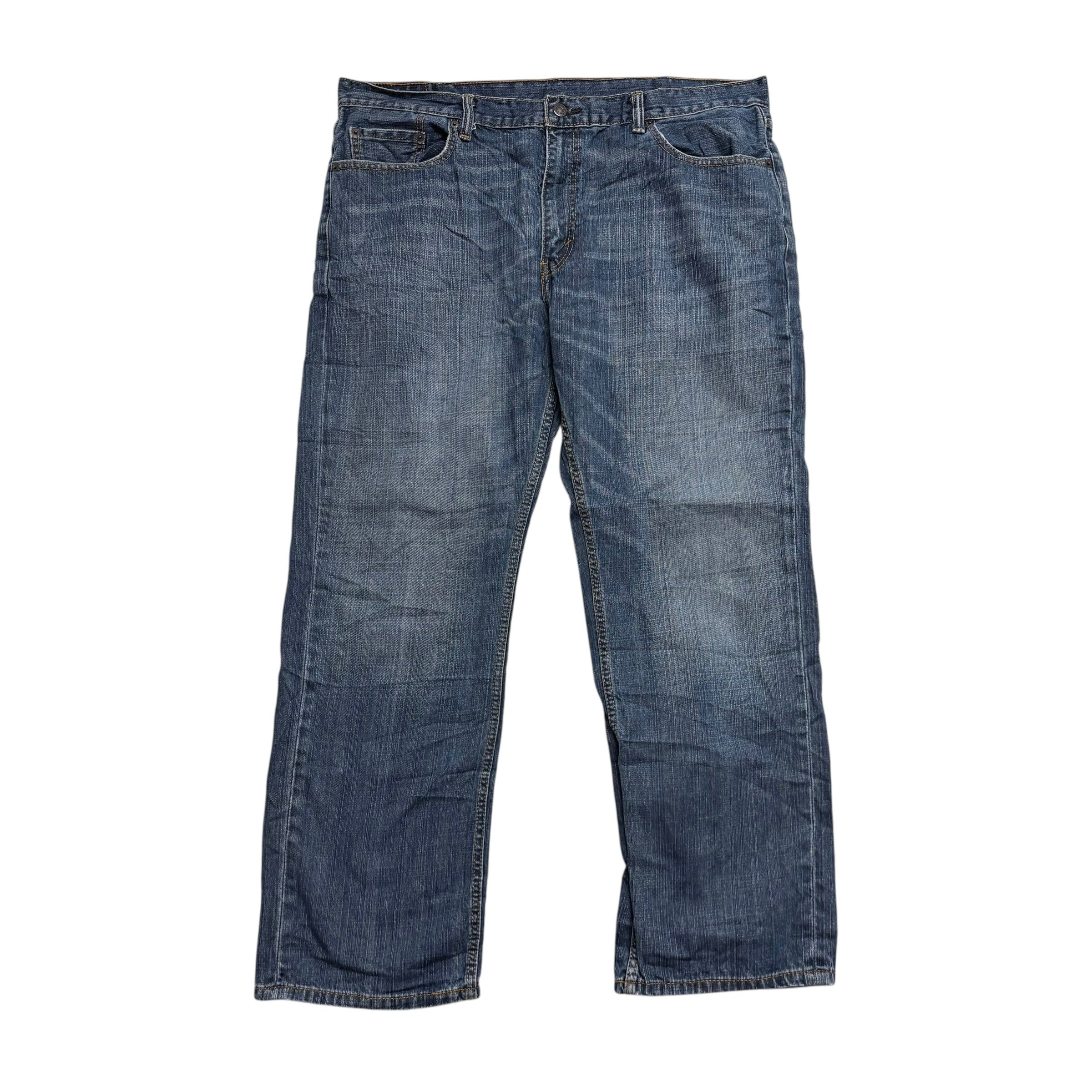 Levis 559 Jeans W40 L30 Mens Dark Blue Baggy Relaxed Straight Fit Denim (E)