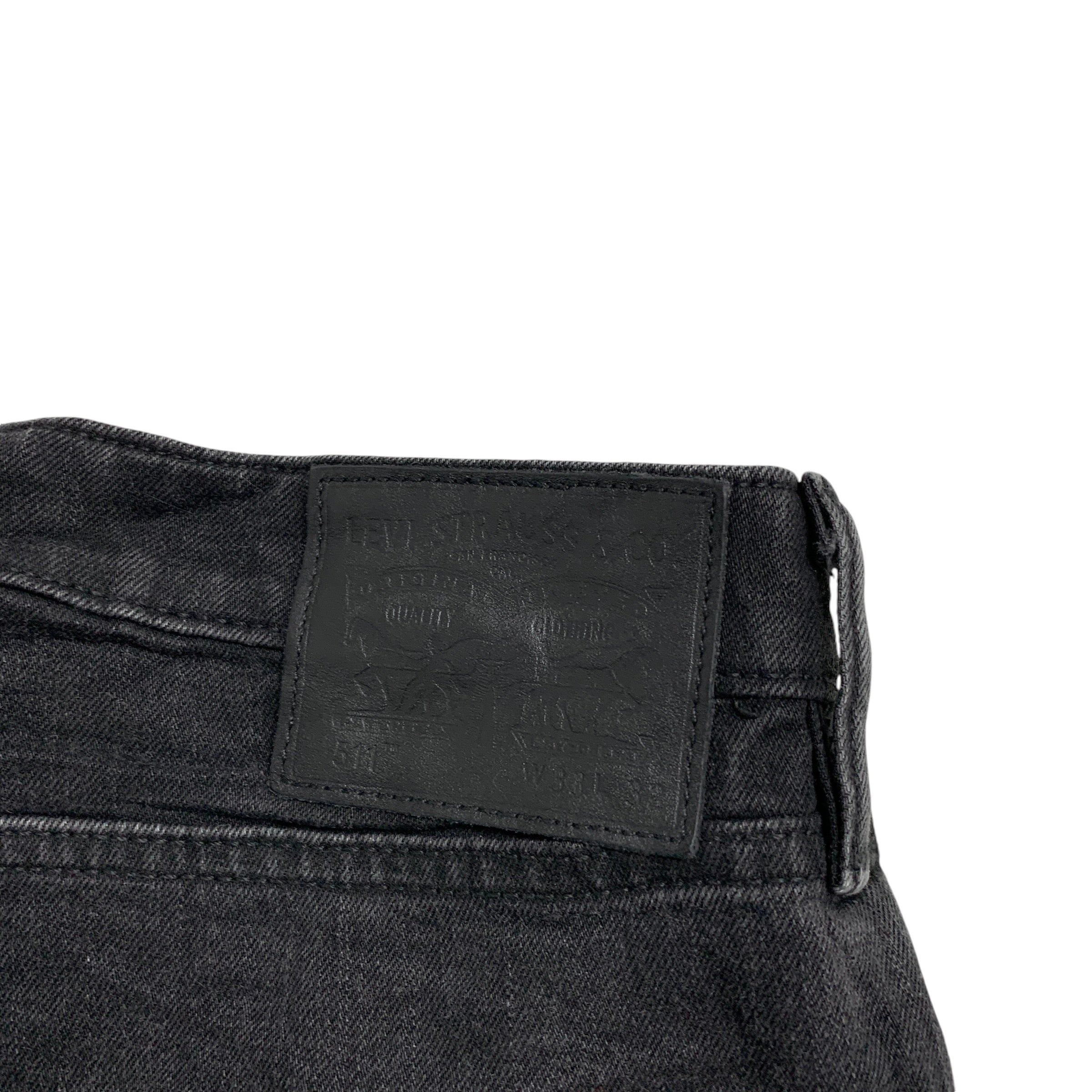 Levis 511 Commuter Jeans W33 L31 Mens Black Slim Fit Stretch Denim