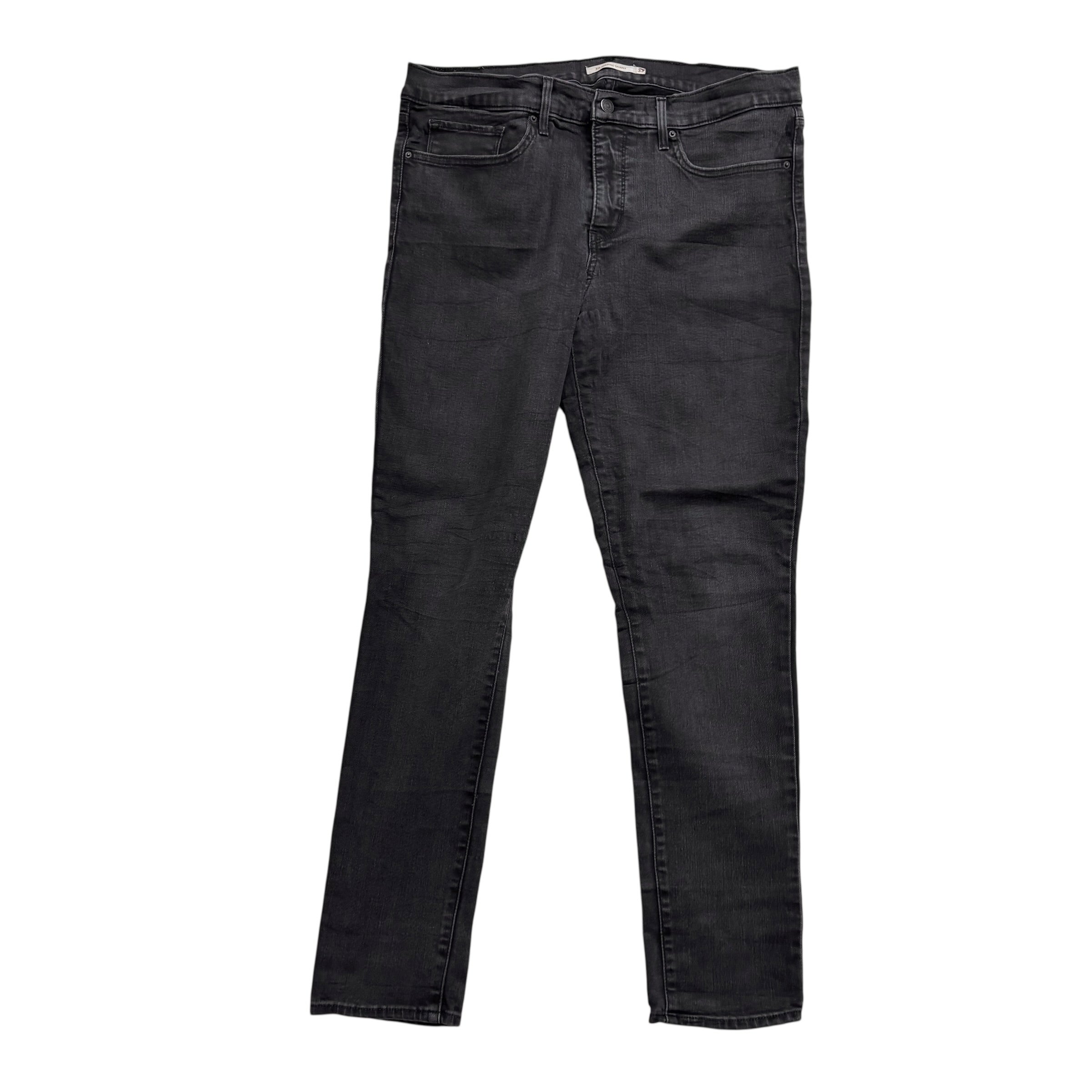 Levis 311 Jeans W33 L32 Womens Shaping Skinny Fit Black Stretch Denim