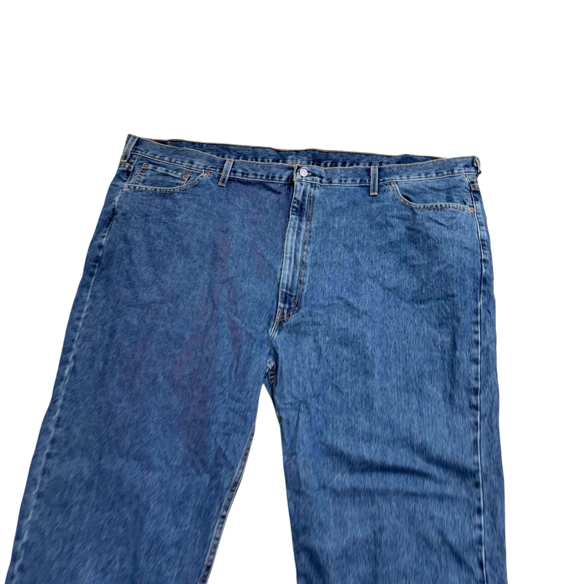 Levis 550 Jeans W54 L29 Mens Mid Blue Baggy Relaxed Straight Fit Denim (E)