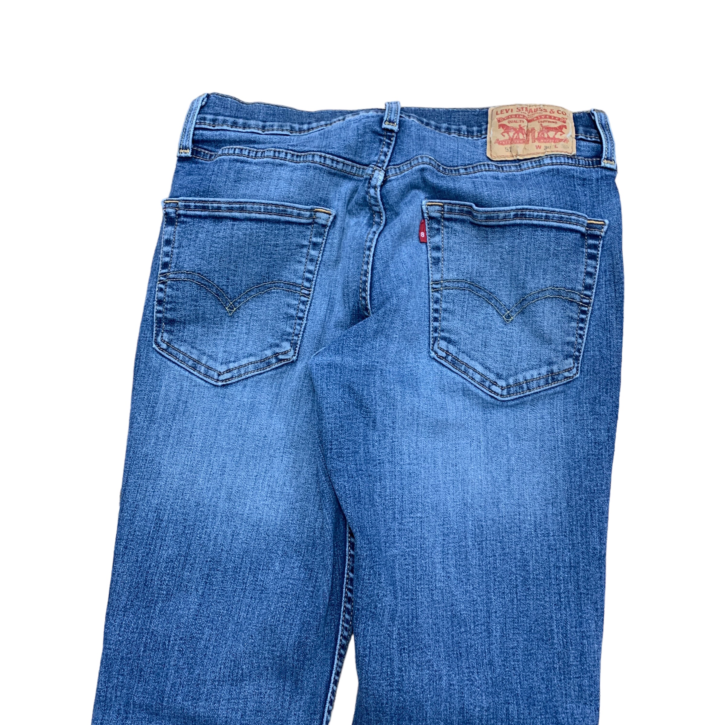 Levis 511 Jeans W30 L30 Mens Blue Slim Fit Stretch Denim