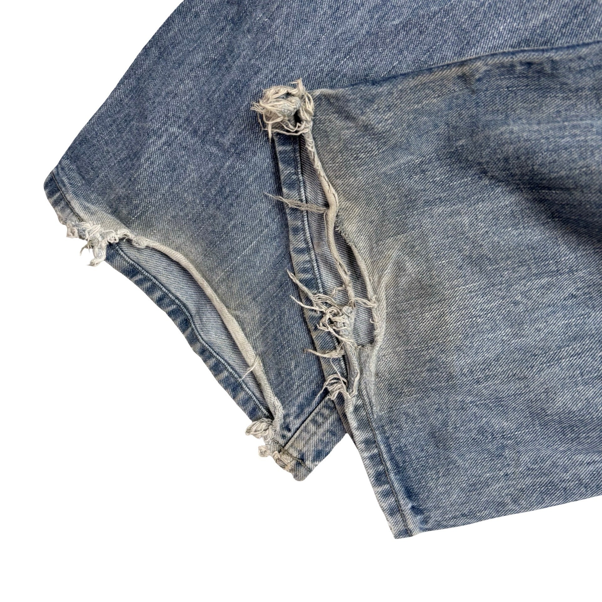 Diesel Ravix Jeans W34 L30 Mens Light Blue Regular Bootcut Fit Denim (F)