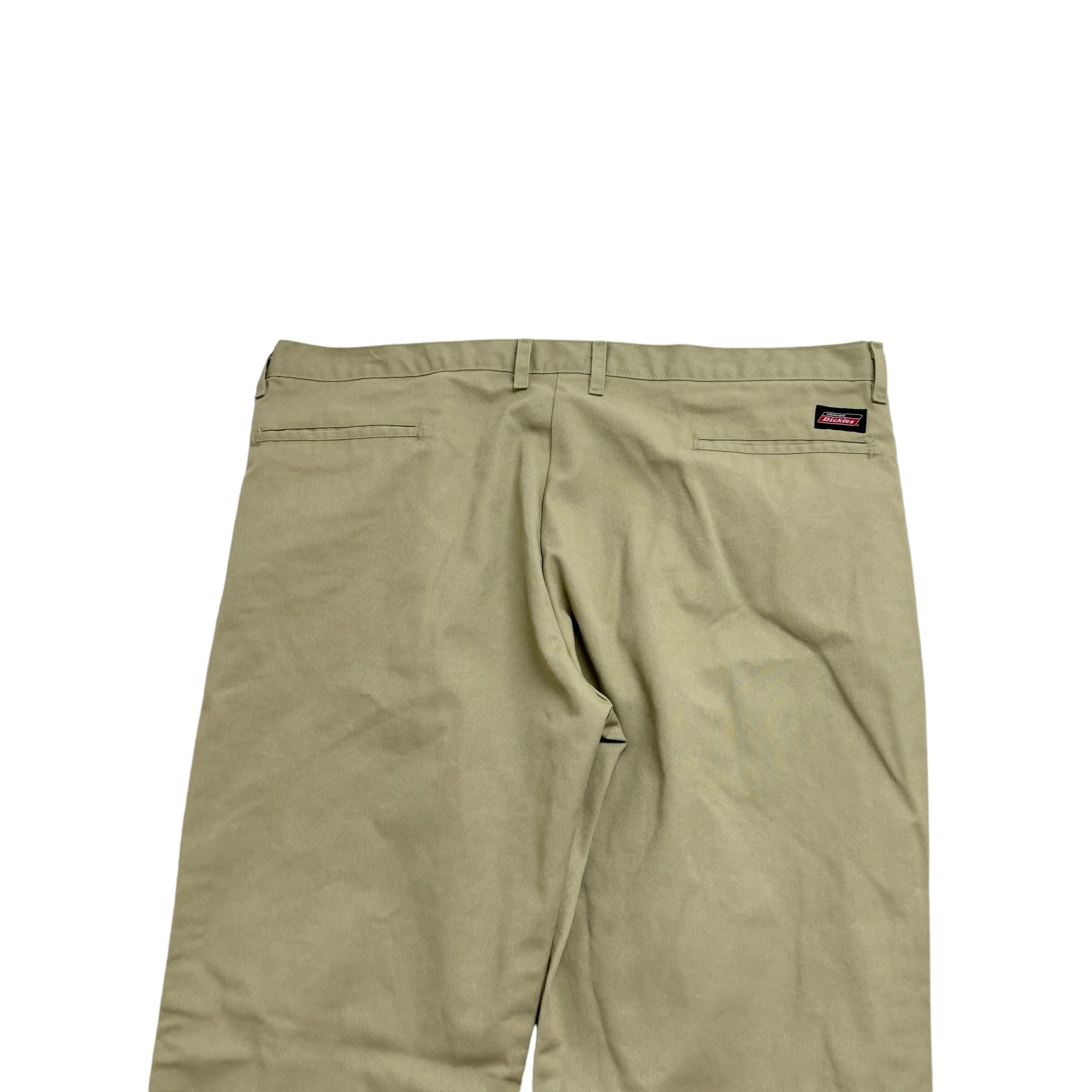 Dickies Trousers W40 L30 Mens Beige Pants Relaxed Straight Fit Workwear