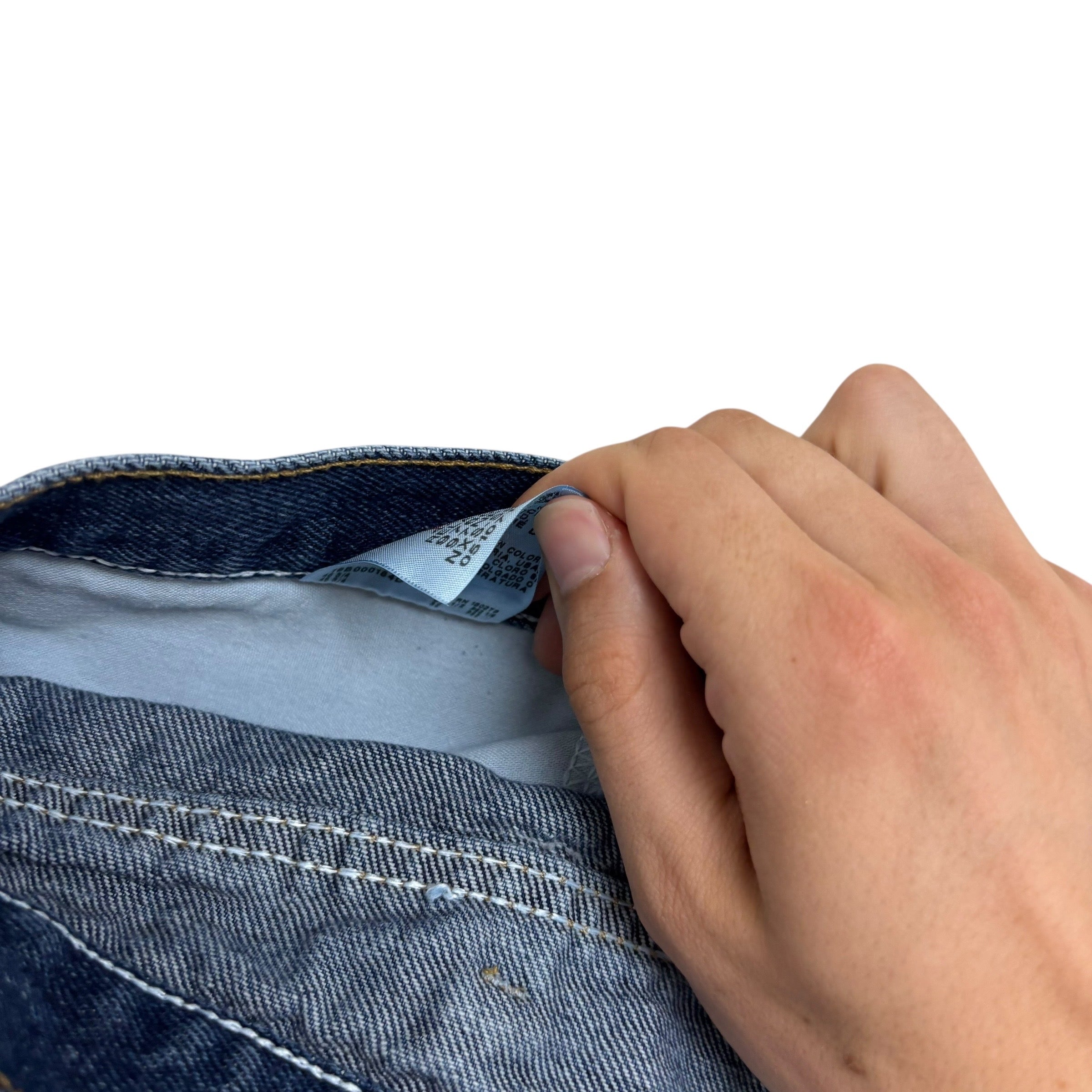 Wrangler Jeans W42 L32 Mens Mid Blue Relaxed Straight Fit Denim (E)