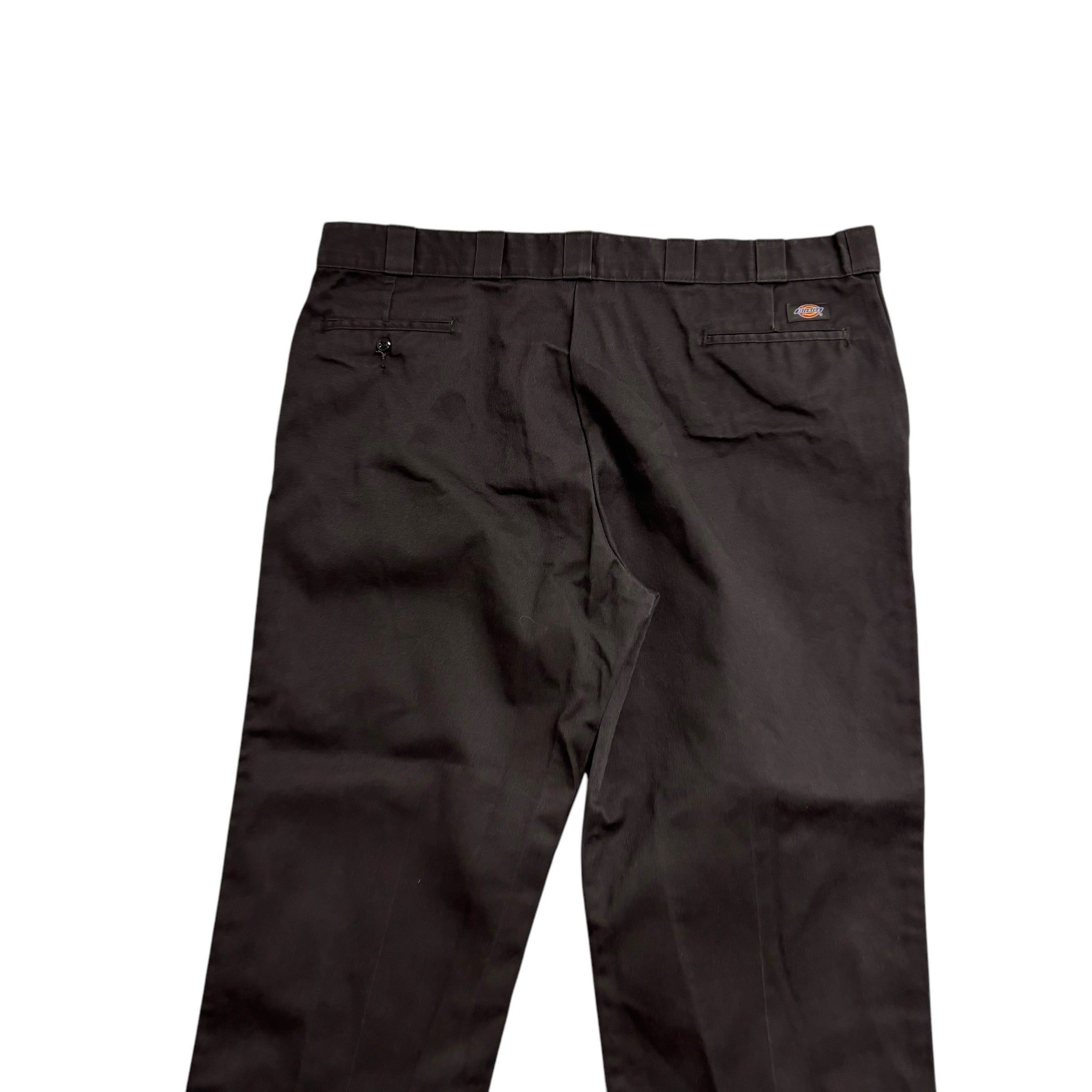 Dickies 874 Trousers W44 L32 Mens Brown Pants Original Straight Fit Workwear