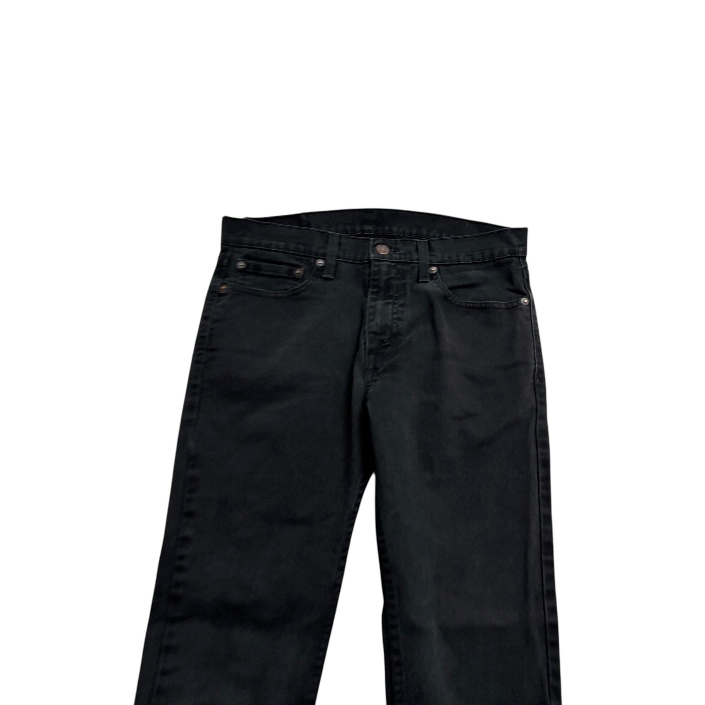 Levis 510 Jeans W31 L31 Mens Black Skinny Fit Stretch Denim (F)