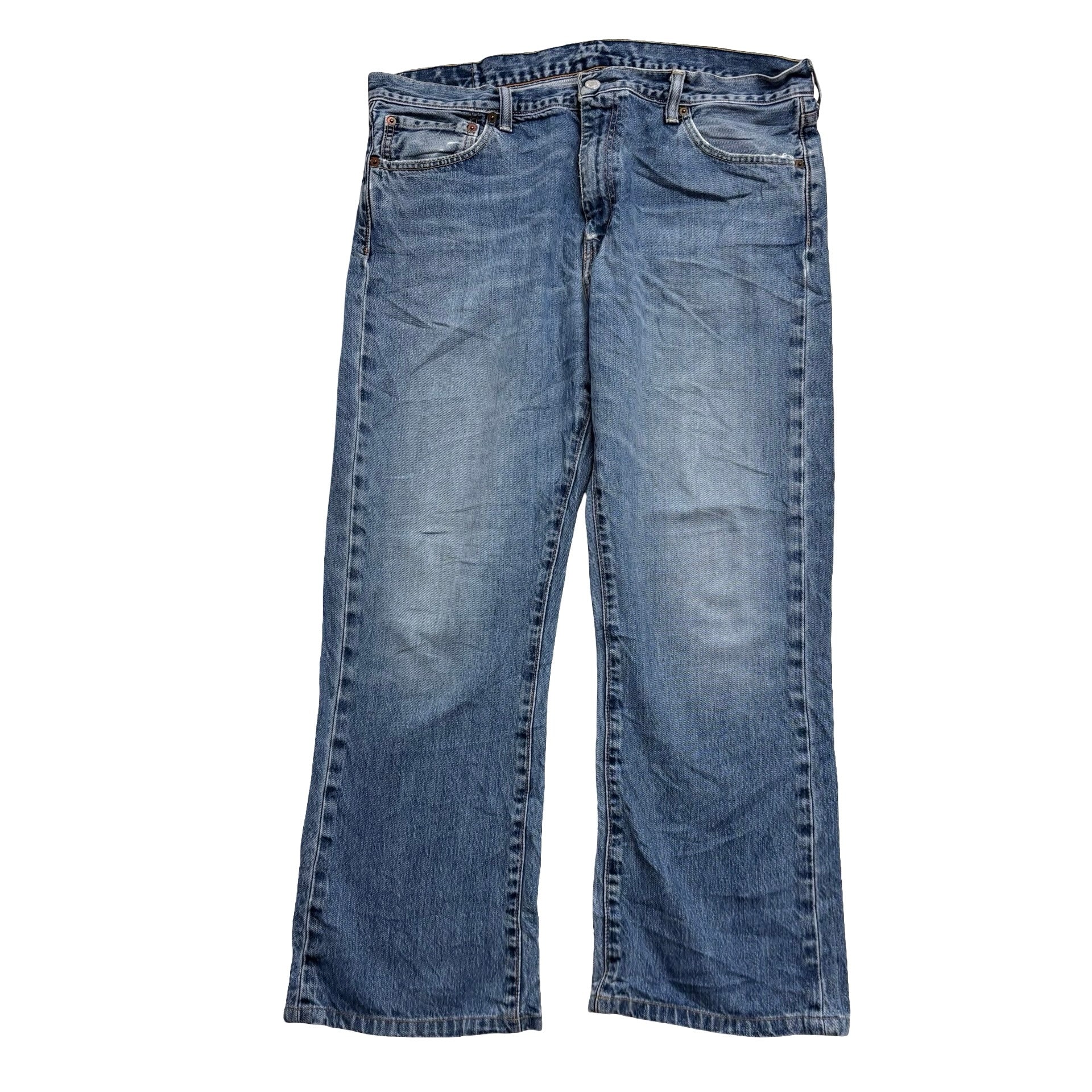 Levis 527 Jeans W38 L28 Mens Mid Blue Regular Bootcut Fit Denim