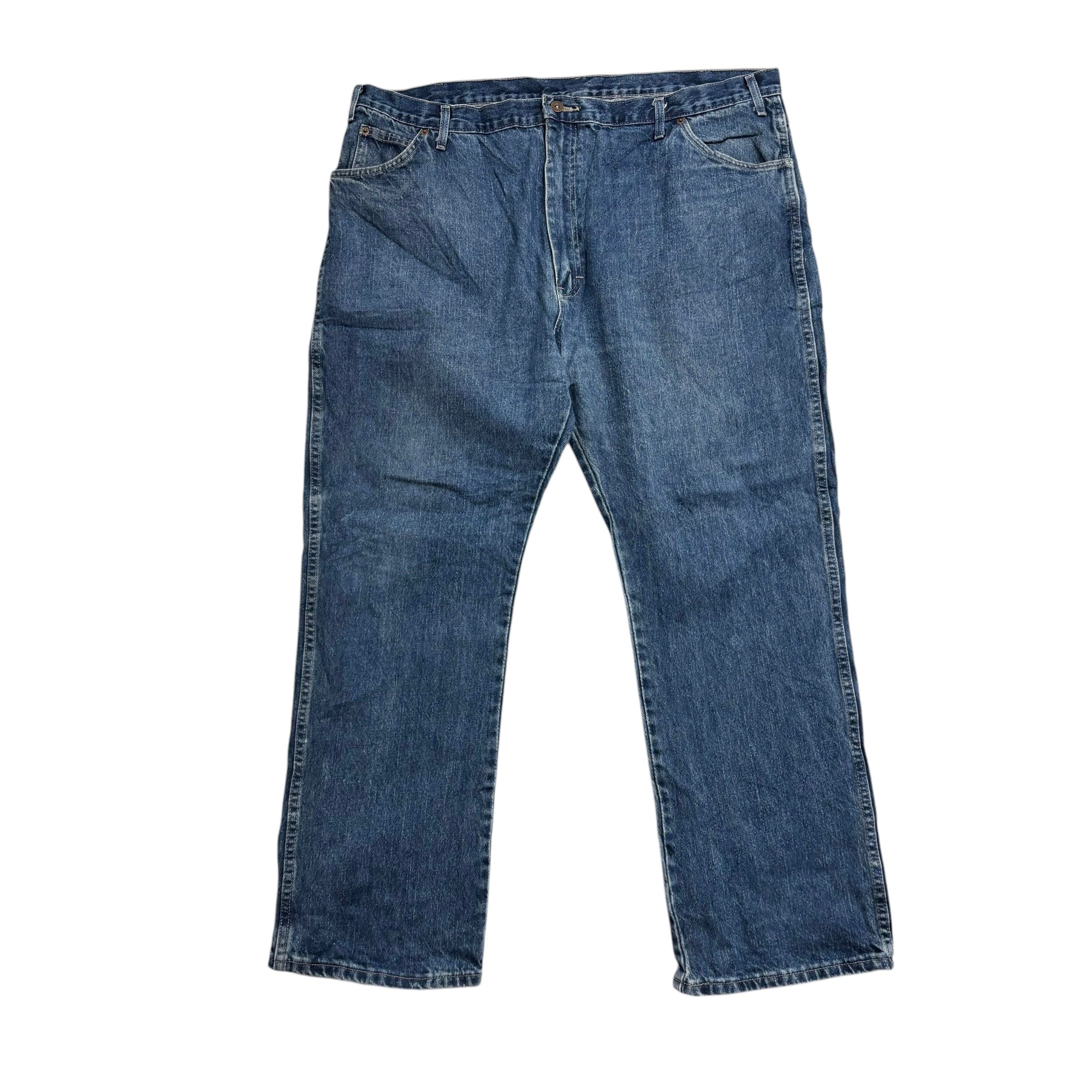 Dickies Carpenter Jeans W42 L30 Mens Mid Blue Relaxed Straight Fit Pants