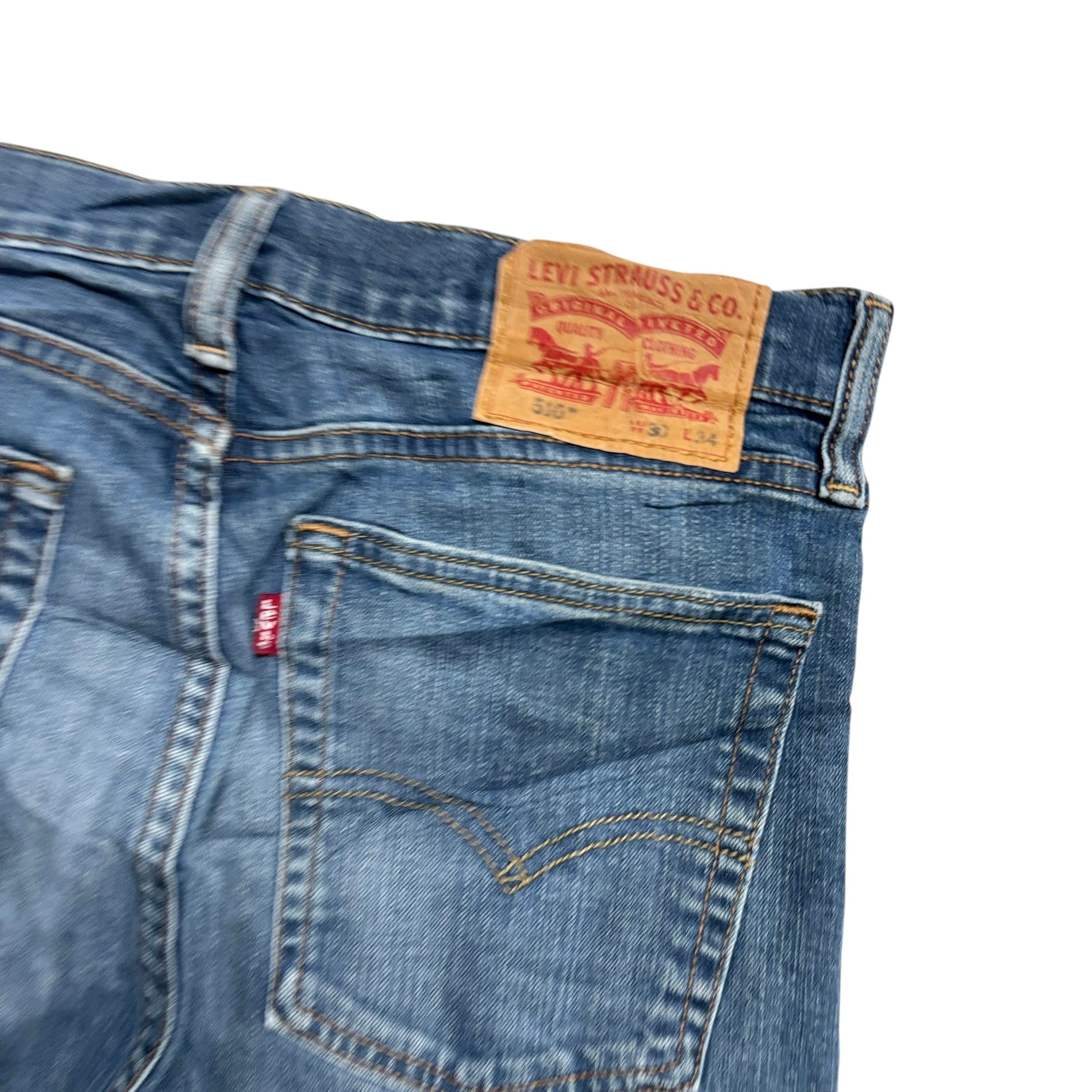 Levis 510 Jeans W30 L32 Mens Blue Skinny Fit Stretch Denim (E)