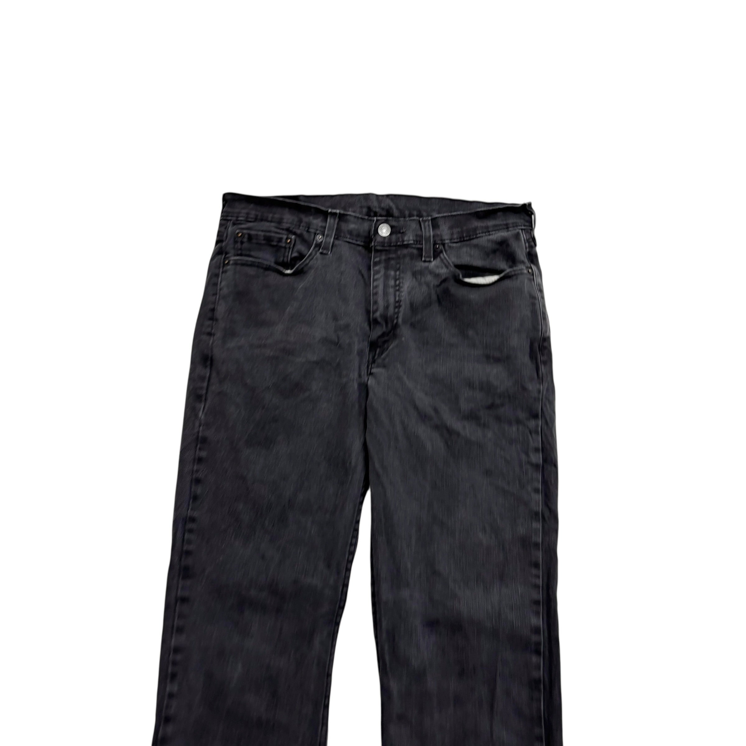 Levis 514 Jeans W32 L32 Mens Black Regular Straight Fit Stretch Denim