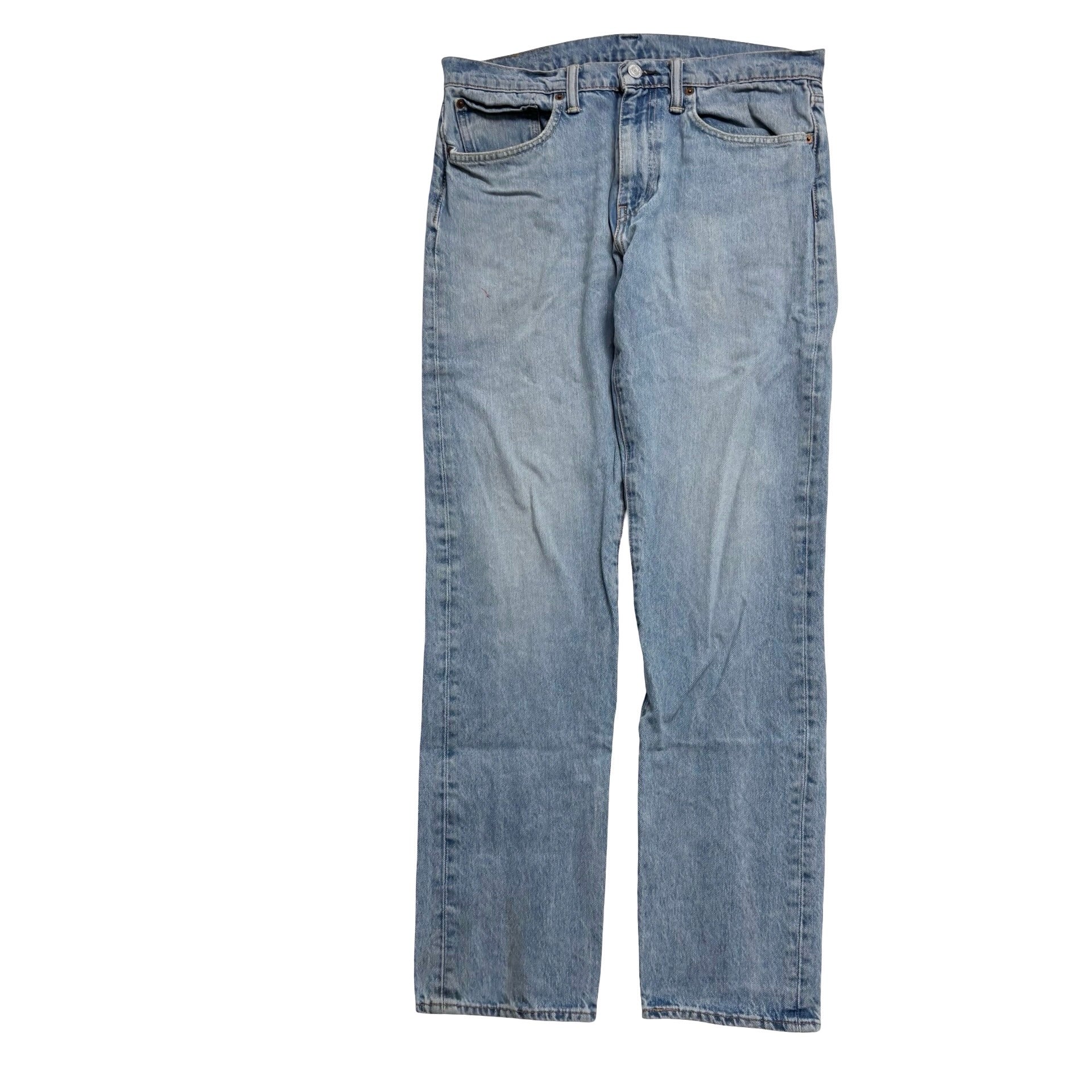 Levis 502 Jeans W31 L32 Mens Light Blue Regular Tapered Fit Stretch Denim