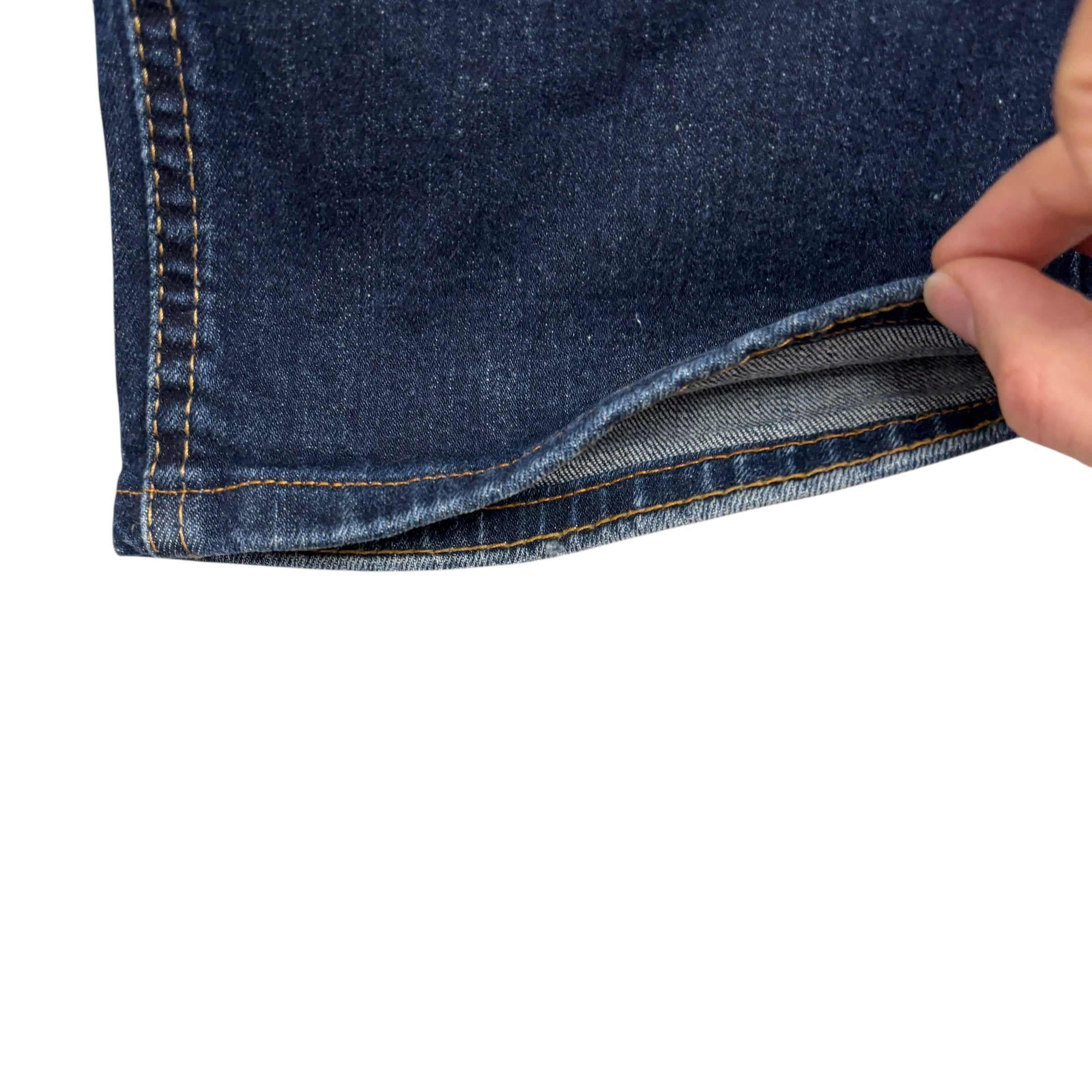 Levis 541 Jeans W38 L27 Mens Dark Blue Athletic Tapered Fit Stretch Denim