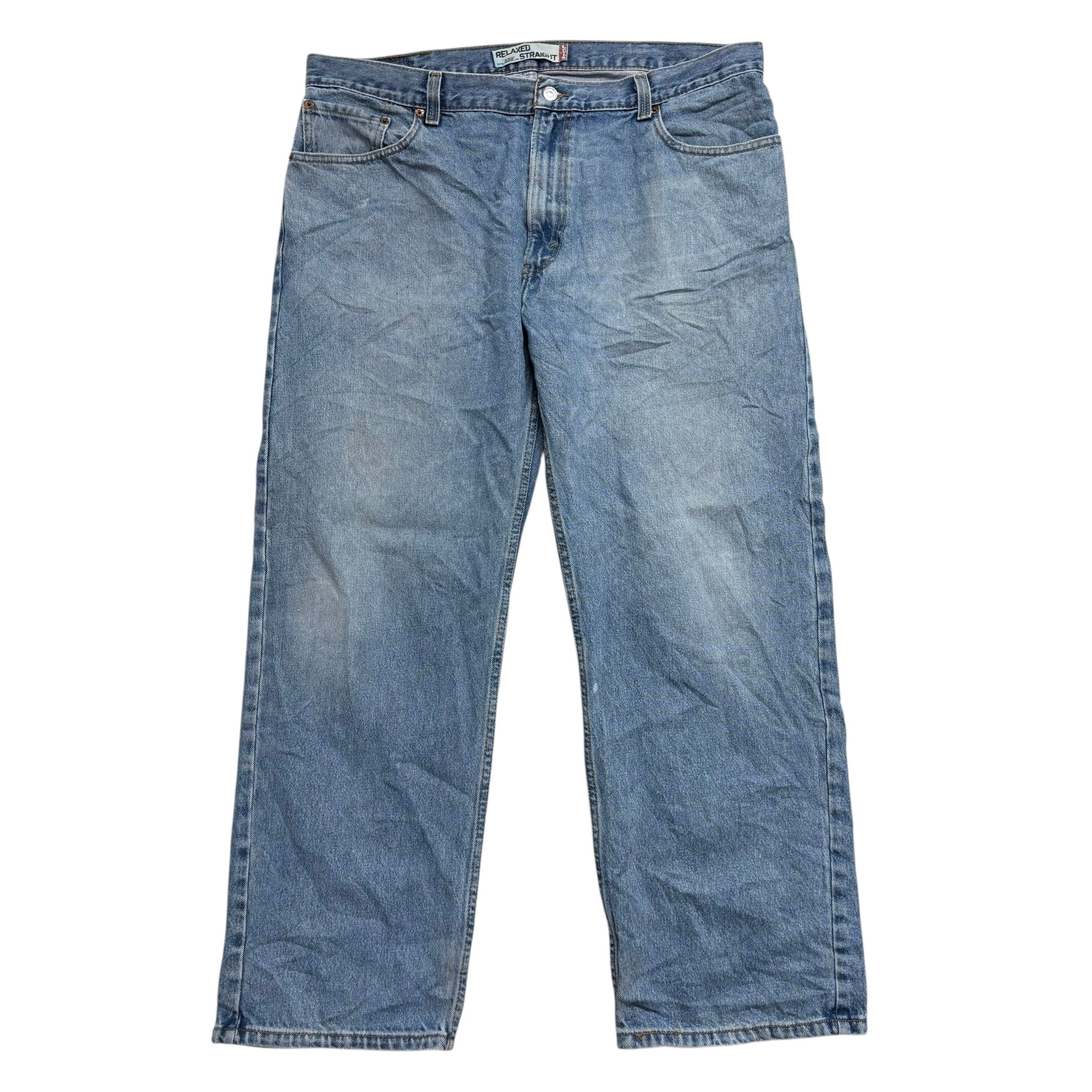 Levis 559 Jeans W40 L30 Mens Light Blue Baggy Relaxed Straight Fit Vintage Denim