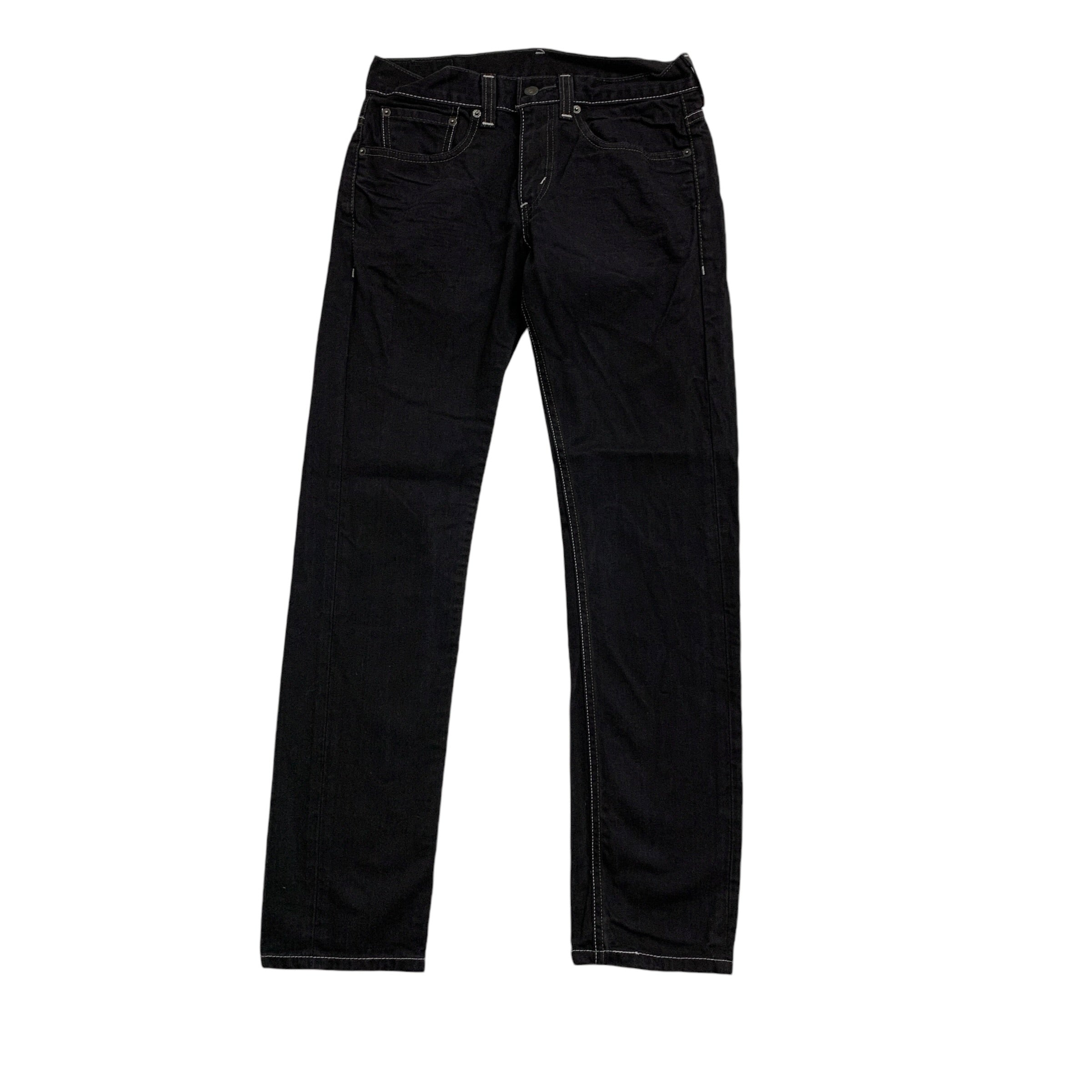 Levis 511 Jeans W30 L30 Mens Black Slim Fit Vintage Denim