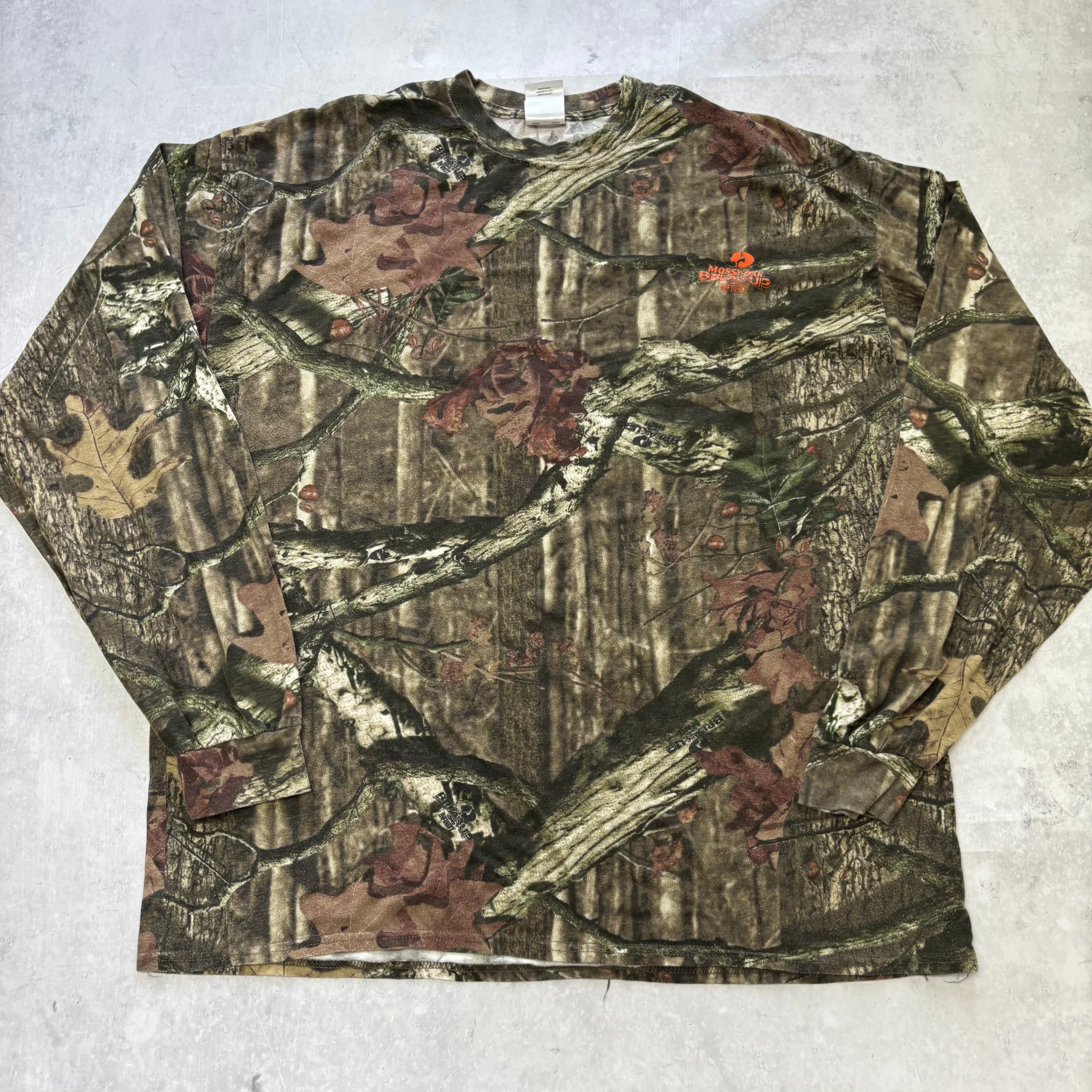 RealTree T Shirt Mens XXL Camo Y2K Hunting Long Sleeve Mossy Oak (E)