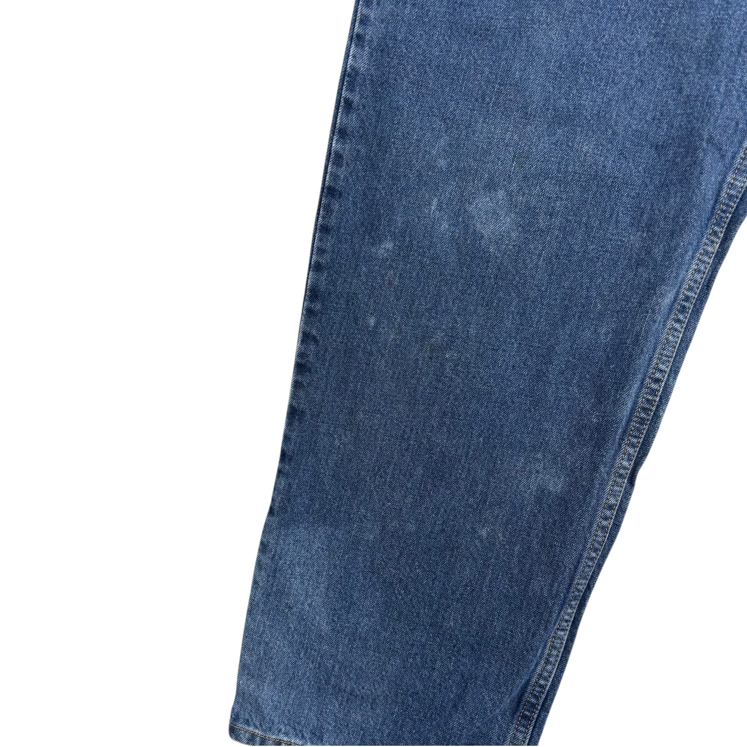 Levis 550 Jeans W40 L30 Mens Mid Blue Baggy Relaxed Straight Fit Vintage (F)