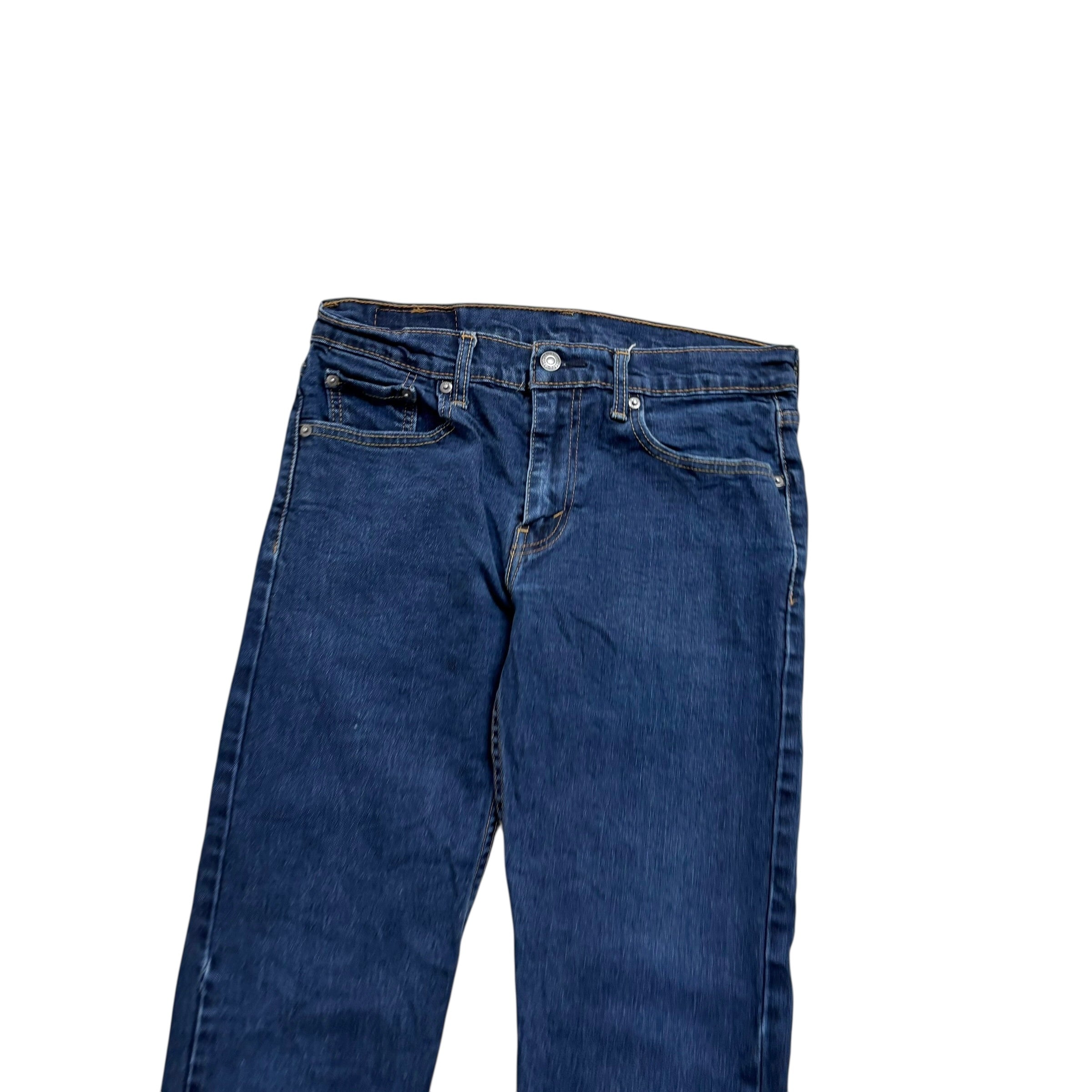 Levis 502 Jeans W30 L31 Mens Dark Blue Regular Tapered Fit Stretch Denim
