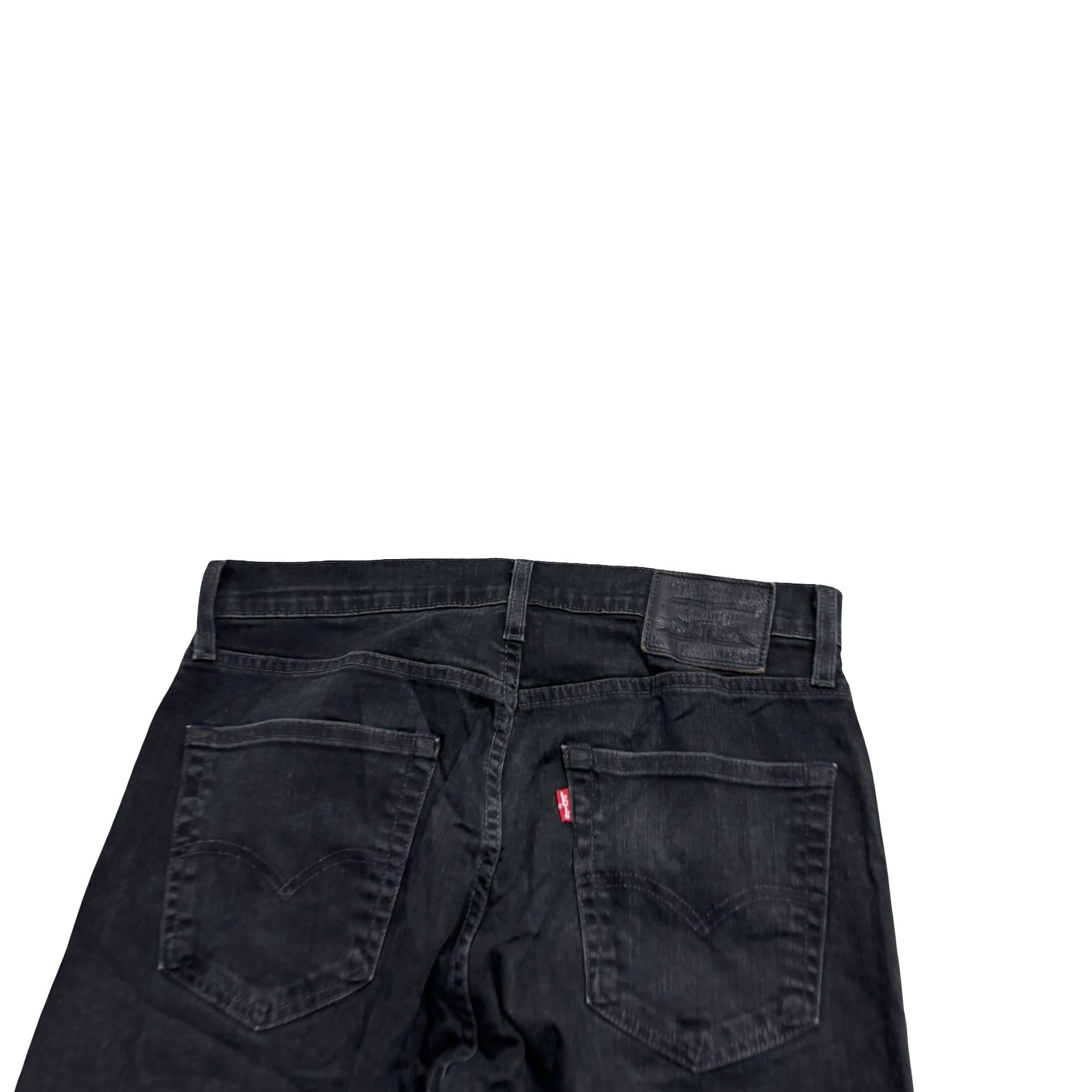 Levis 512 Jeans W31 L32 Mens Black Slim Tapered Fit Stretch Denim