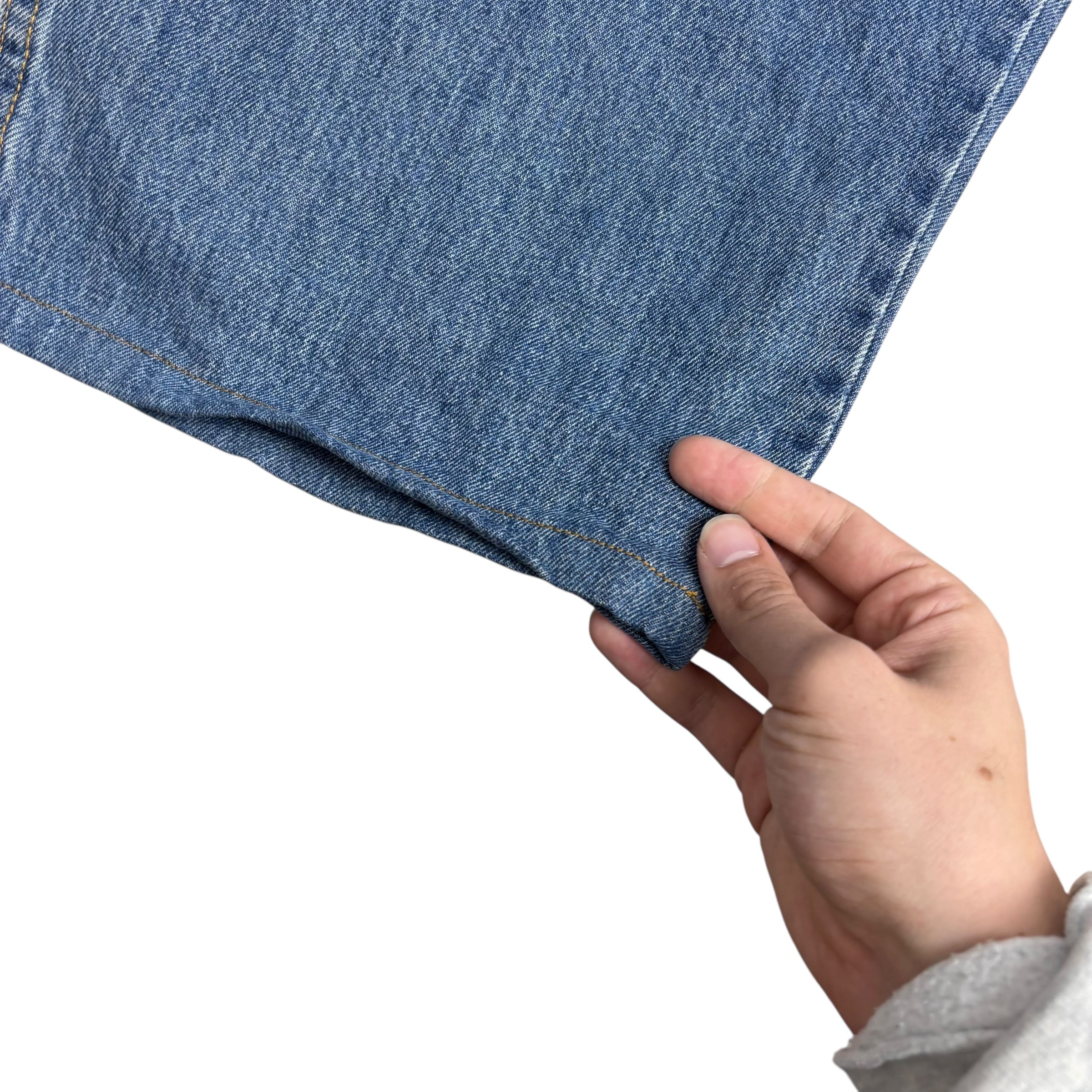 Levis 550 Jeans W54 L29 Mens Mid Blue Baggy Relaxed Straight Fit Denim (E)